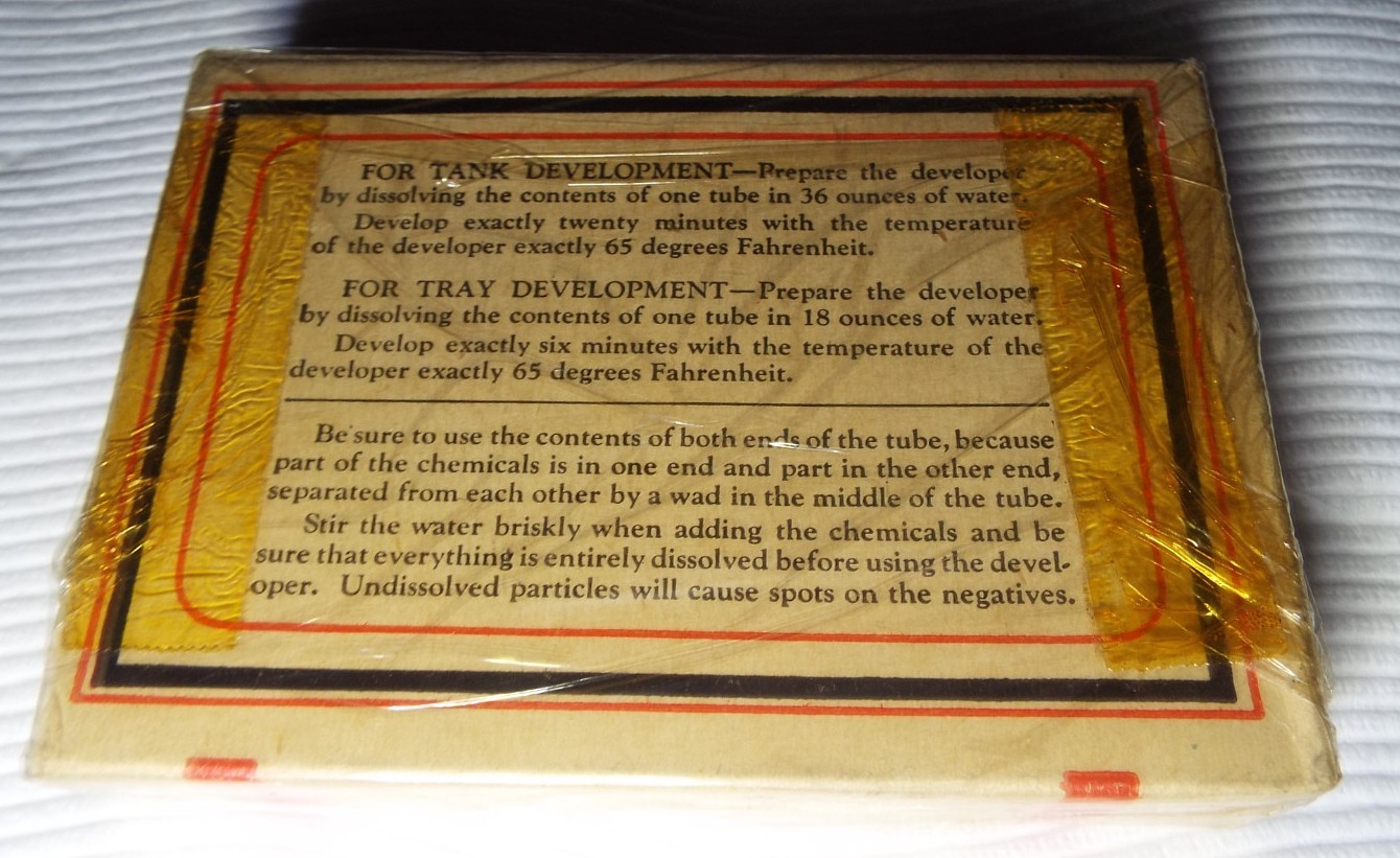 VERY RARE ANTIQUE 1920'S-30'S PYRO. DEVELOPING POWDERS FOR PLATES OR FILM READ!!