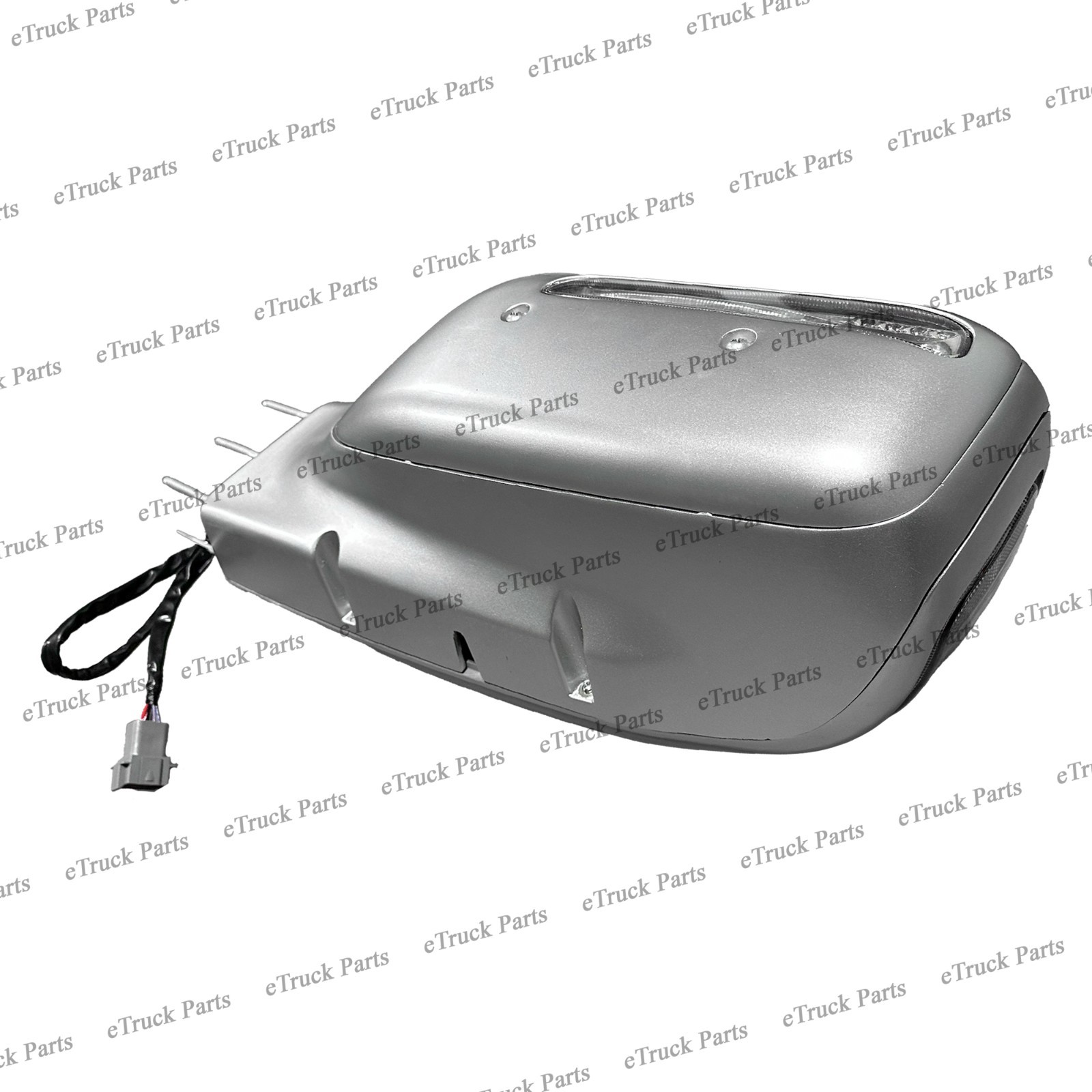 2008 - Peterbilt 388 389 567 589 RH Headlight Assembly w/ Matte Chrome Housing