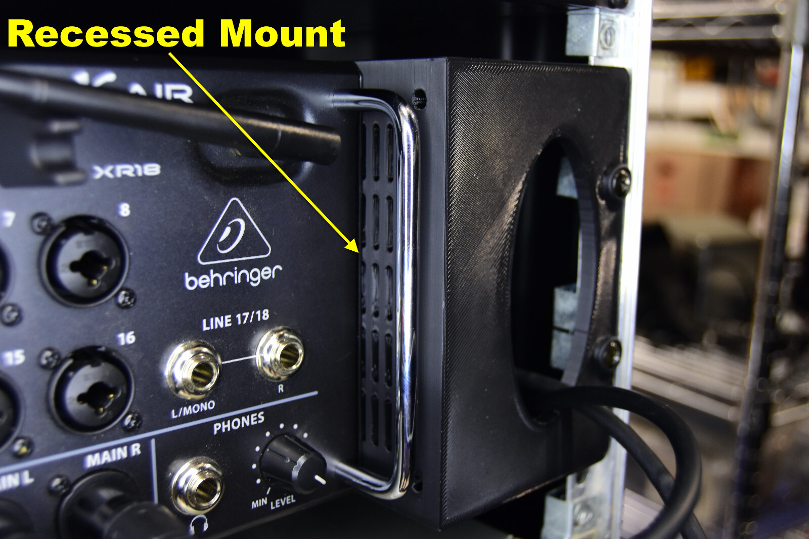 Improved - Rack Ears - Behringer XR16 XR18 SD16 & Midas MR16 MR18 Digital Mixers