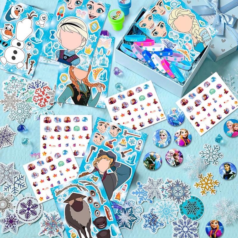 Frozen Party Favors, Princess Frozen Birthday Party Supplies Goodie Bag Stuffers