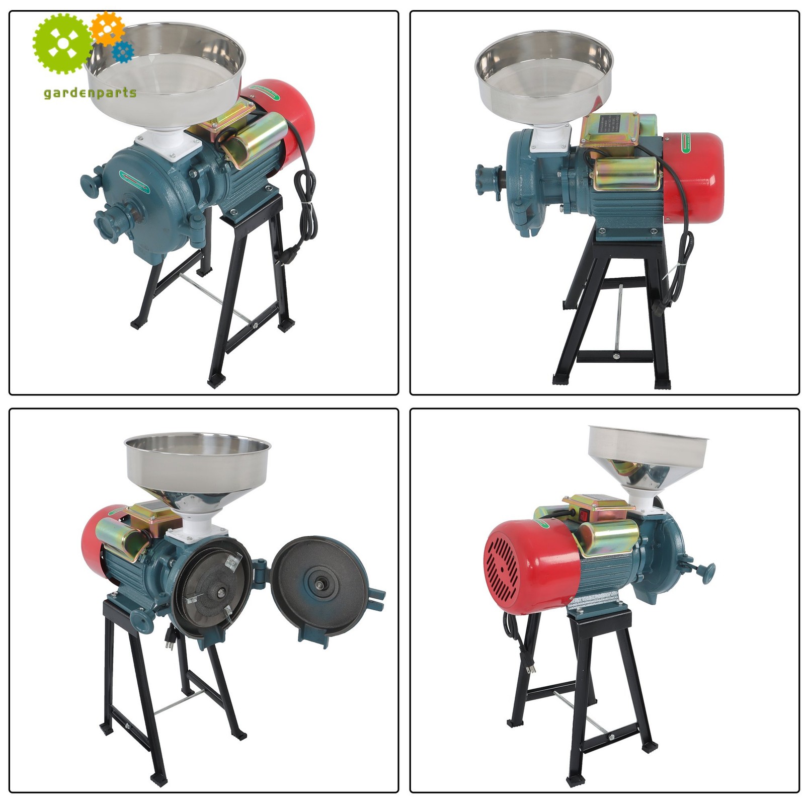 110V Corn Wheat Feed Flour Cereal Grain Mills 3000W Electric Grinder Grain Mill