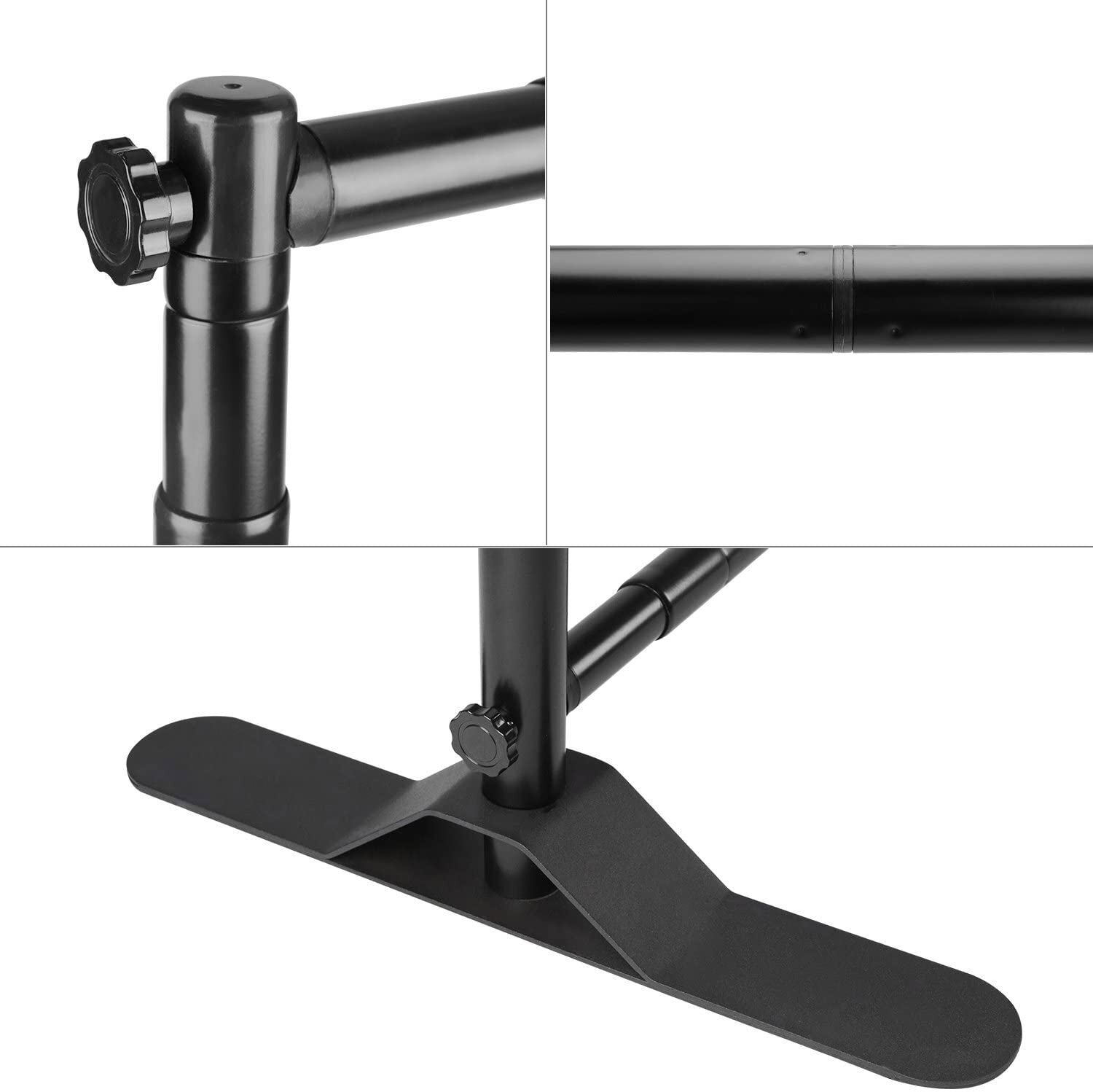 8x10' Banner Stand Step and Repeat Adjustable Telescopic Trade Show Backdrop