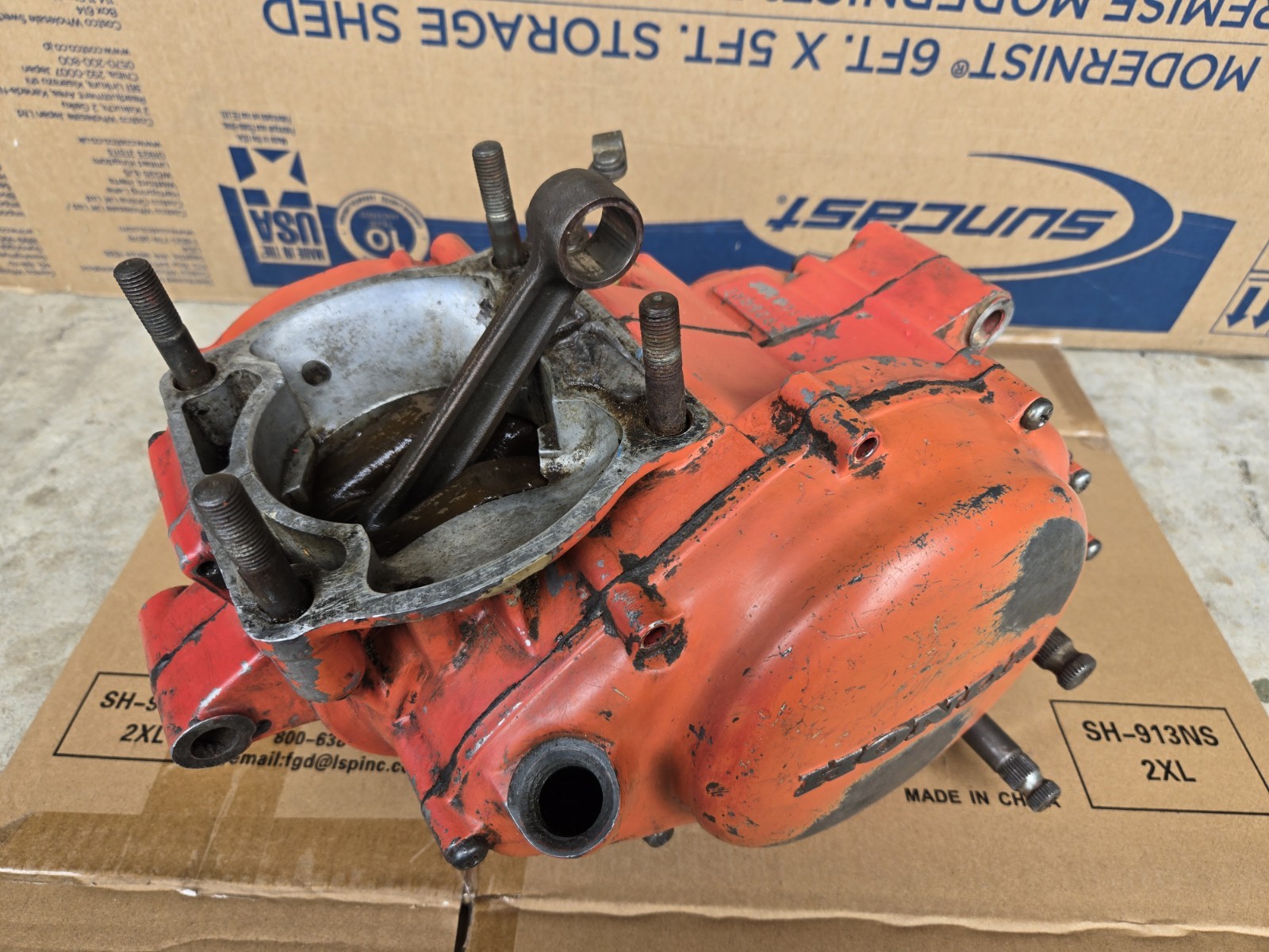 1979 Honda Elsinore CR250 Crankcase Engine Bottom Motor