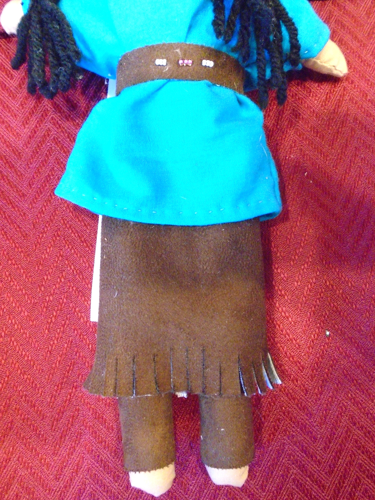 Authentic Native American Lakota Sioux Indian Doll 10" 2014