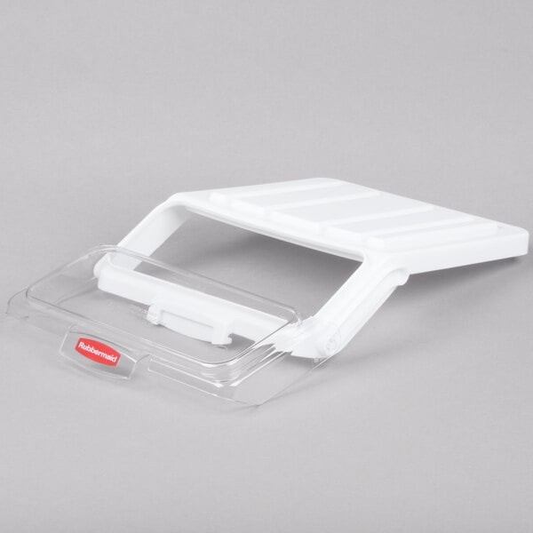 Rubbermaid 2.6 Gallon Small Shelf Ingredient Bin with 1/2 Cup Measuring Scoop