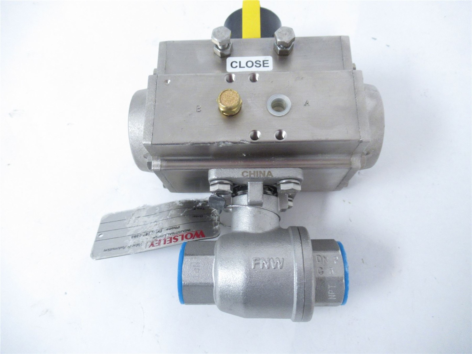 247434 New-No Box; FNW FNWRP52NSR Ball Valve 3/4" w/Actuator