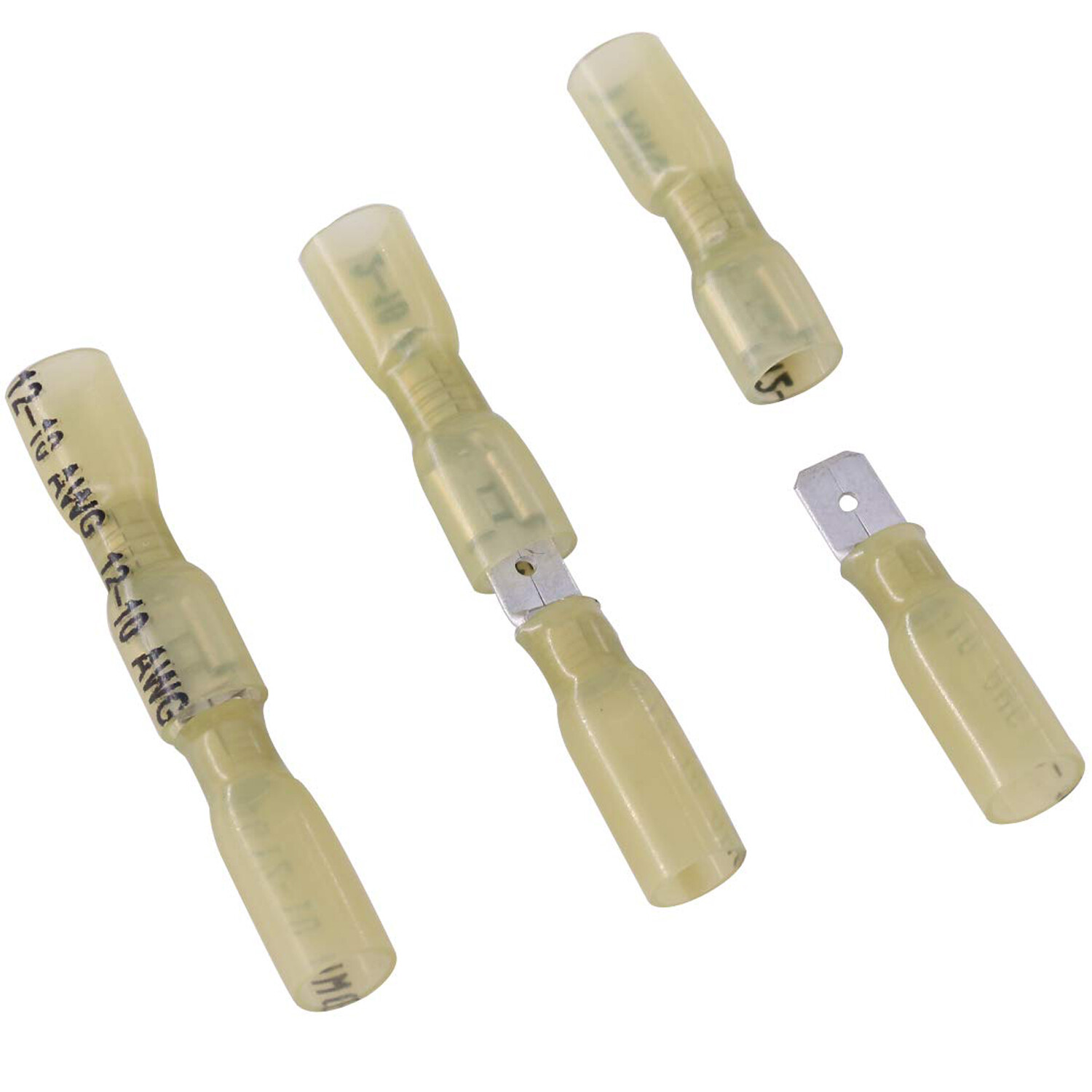 220x Waterproof Heat Shrink Spade Wire Connectors Electrical Crimp Terminals set