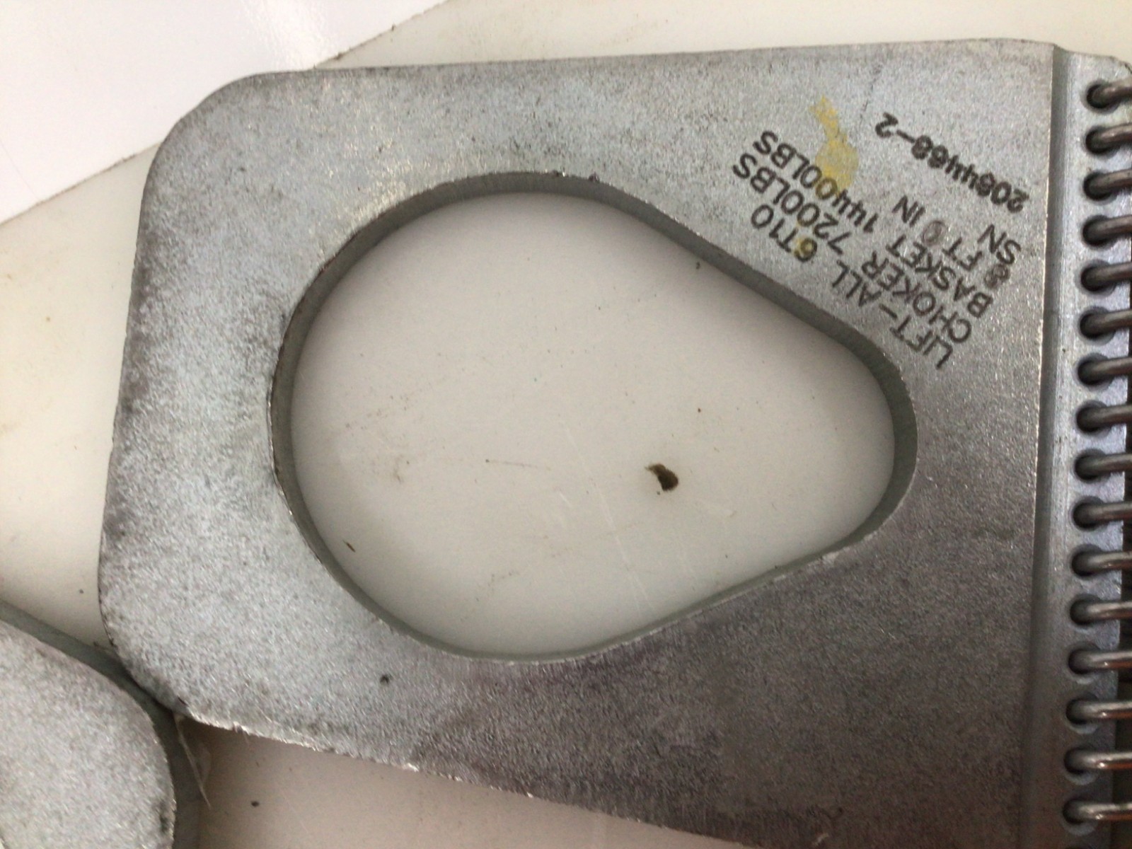 Lift-All 6T110x8 Wire Mesh Sling, L 8 Ft., Vll 7200 Lb.