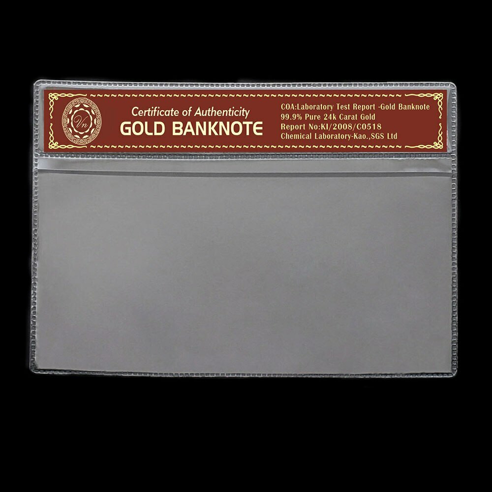 1928 US $5 Gold Banknote With bag and certificate of authenticity