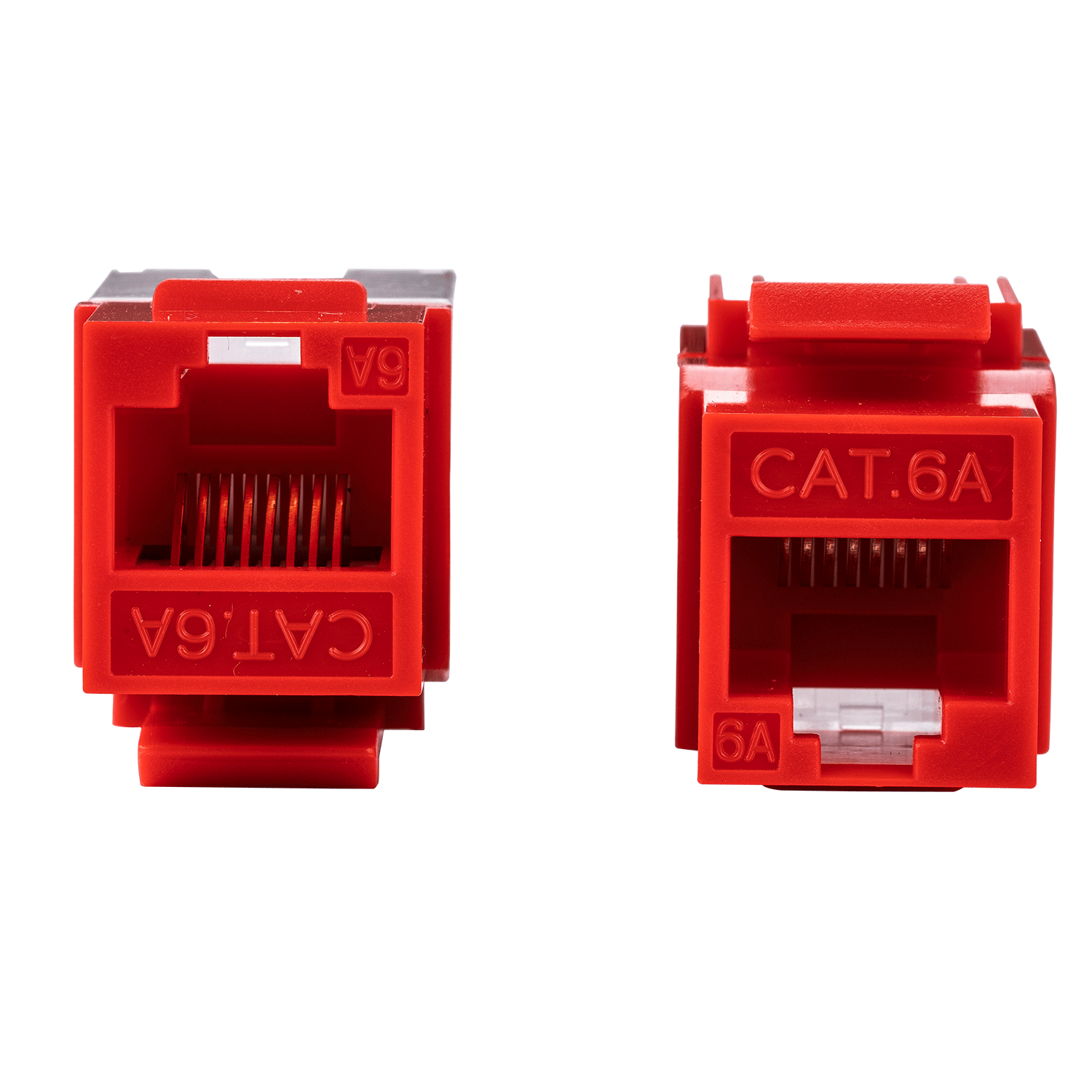 CAT6a Keystone Jack Ethernet 110 Punch Down Tool Network 45 Degree 8P8P RJ45 Lot