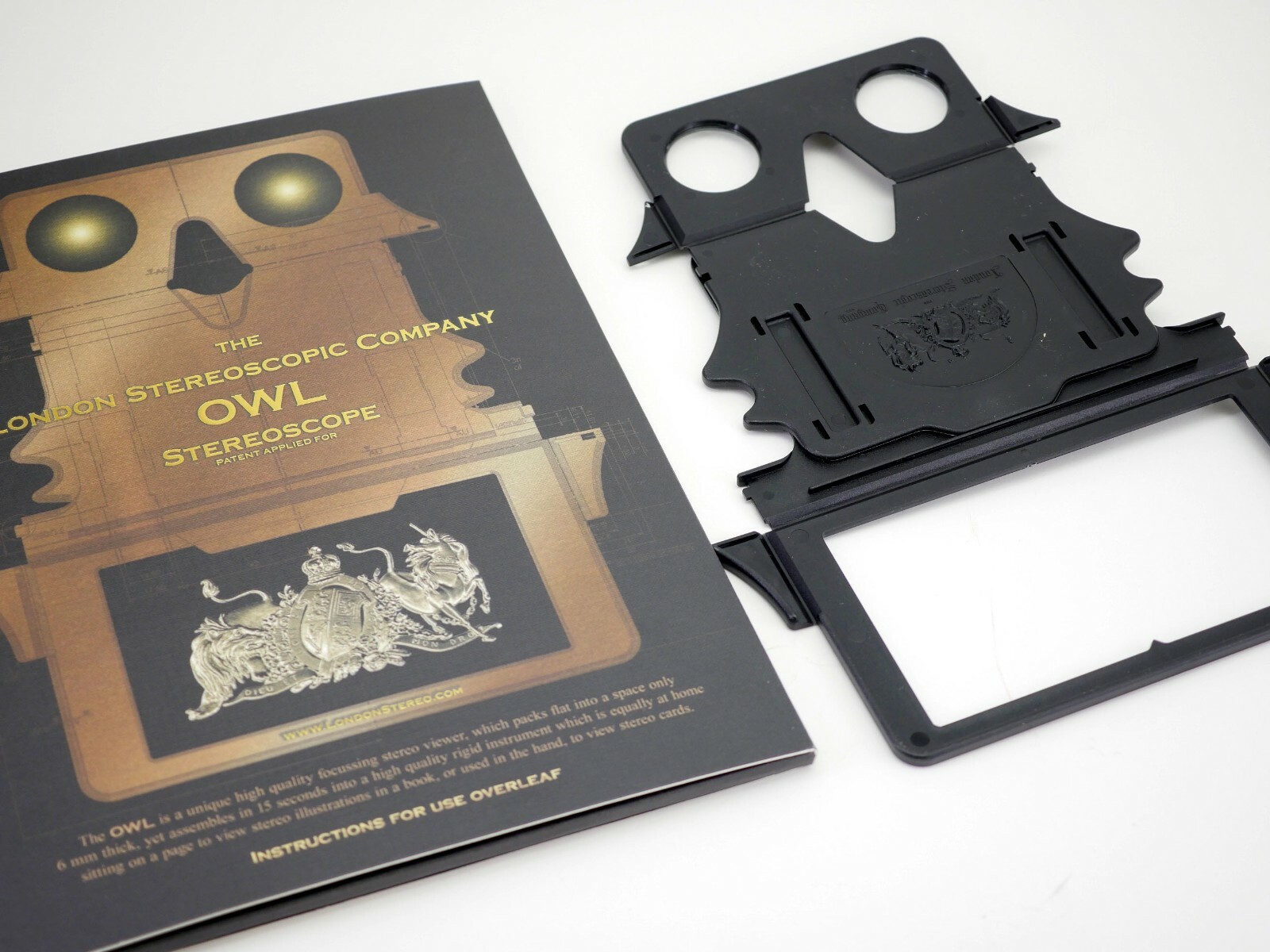 OWL Stereoscope 3d Viewer by Brian May - Improved Version 3 w/slip case