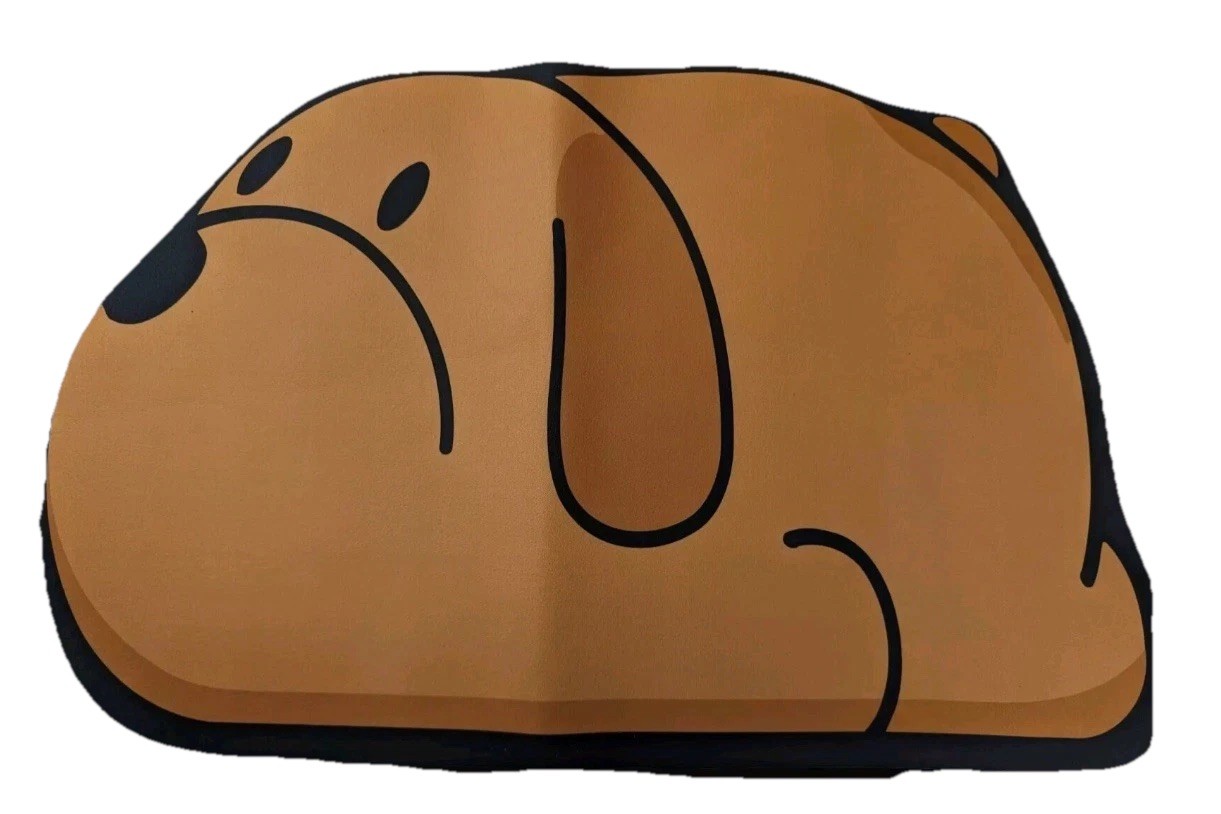 Cute Puppy Super Absorbent Bathroom Mat Cartoon-Slip Mud Toilet Pad  22.5"X14.5"