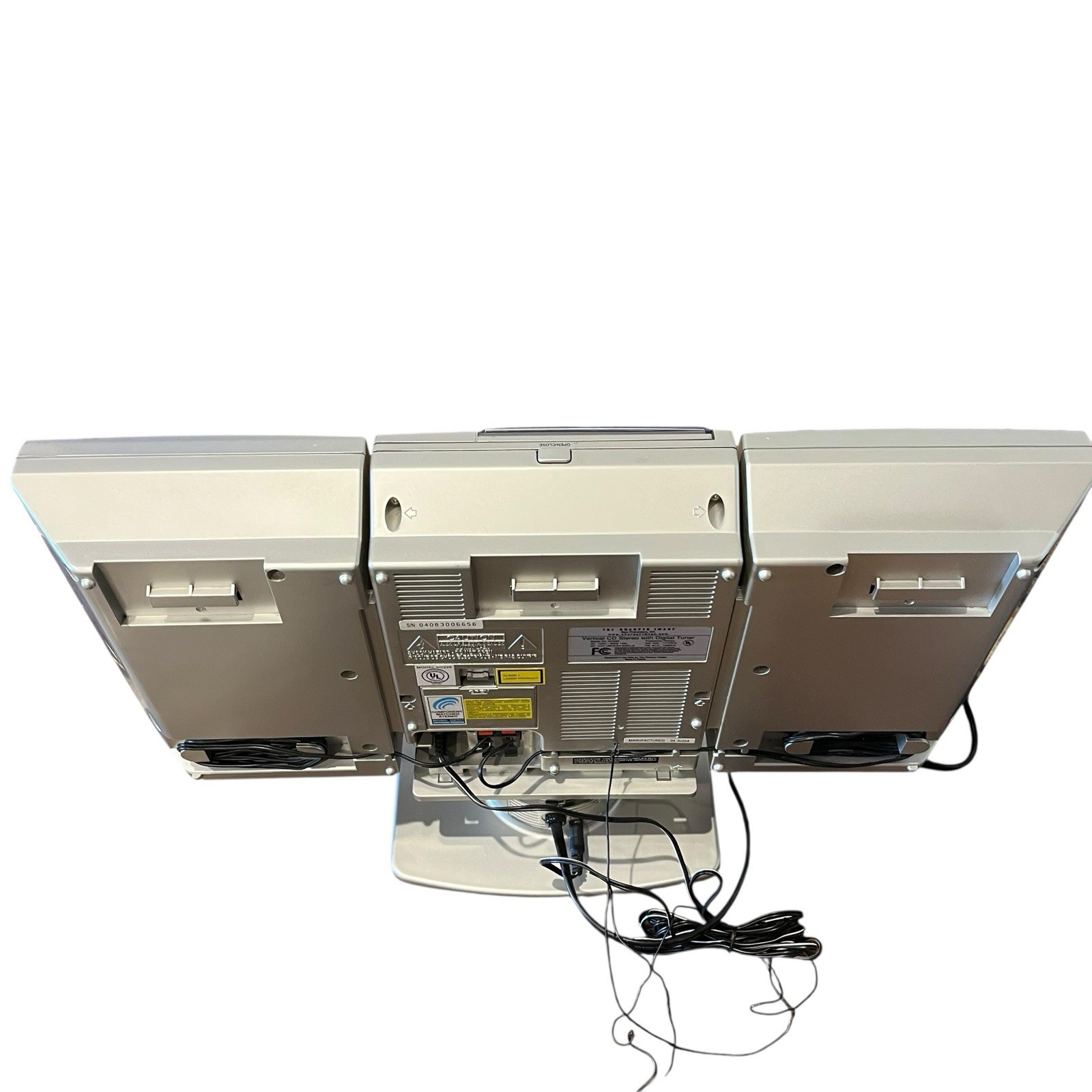 Sharper Image SO226 Vertical CD Player AM/FM Radio Vintage 1990s No Remote