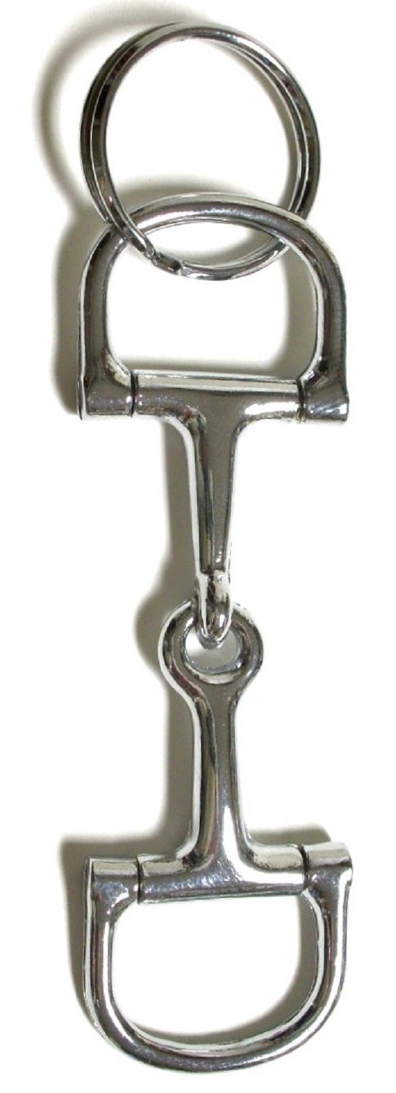 D Ring Snaffle Horse Bit Key Chain Novelty Gift New Free Shipping