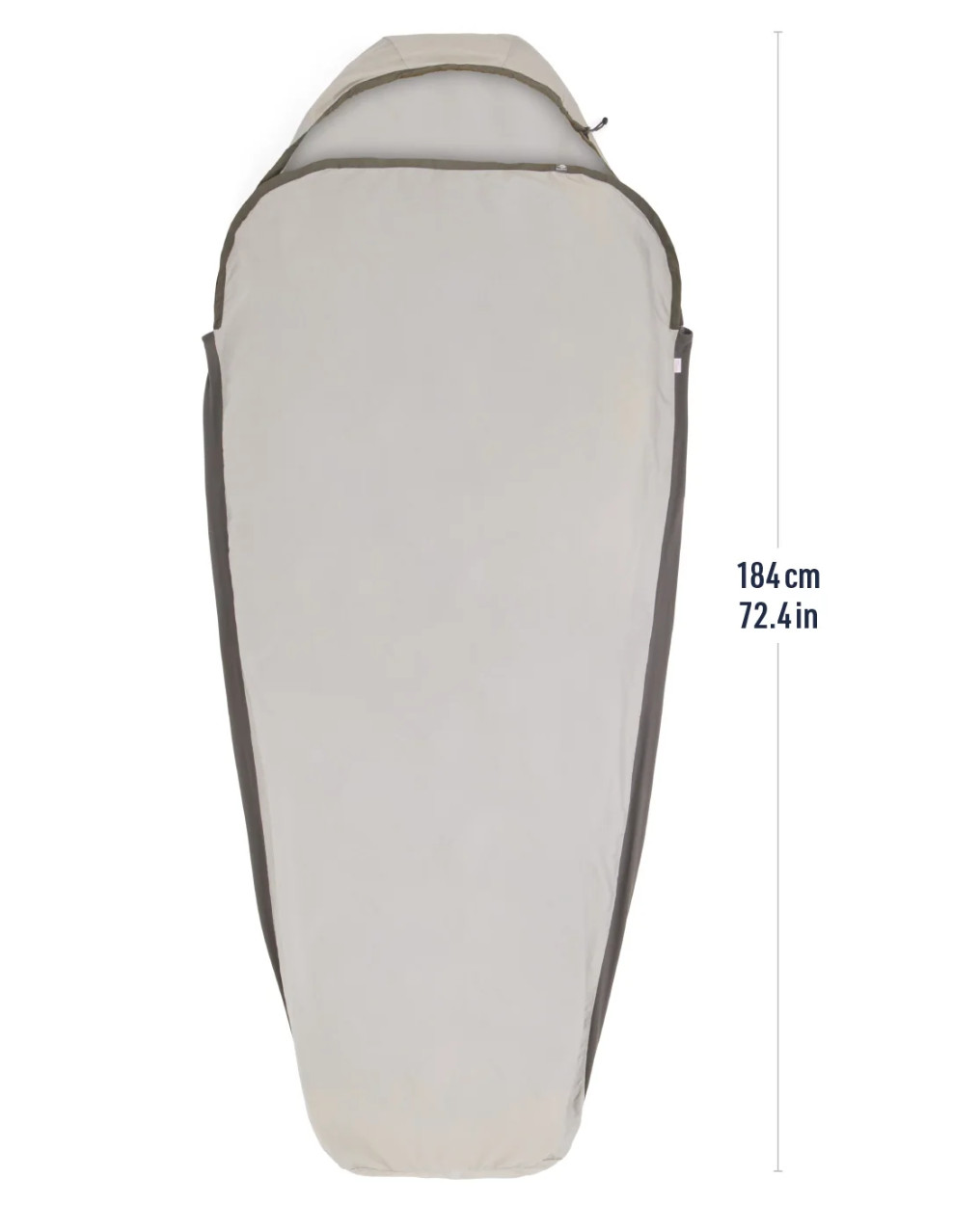 Sea To Summit Silk Blend Gray Mummy Sleeping Bag Liner Small/Compact/Short NEW!