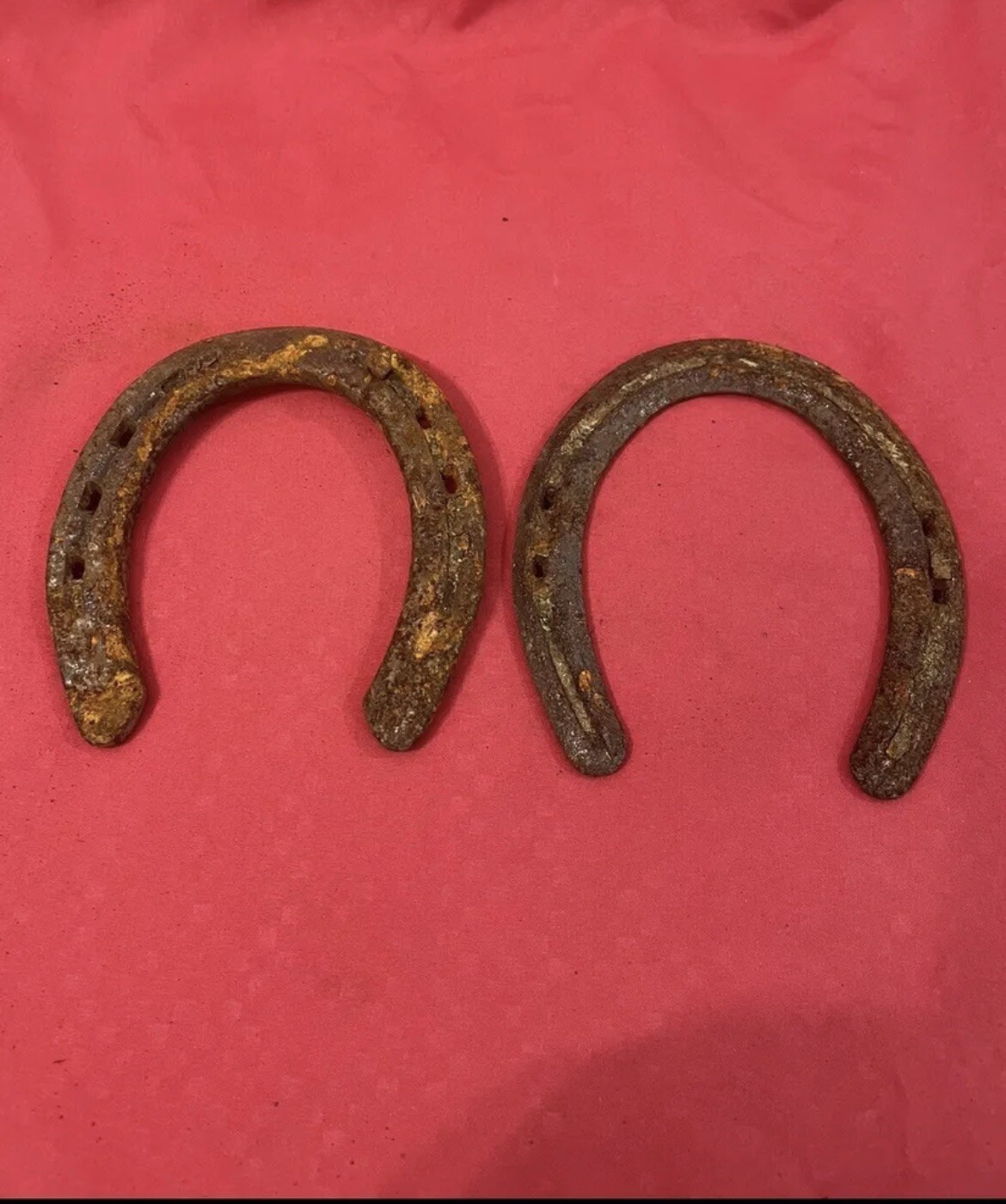 HERRADURA DE CABALLO (2 PIECES ) HORSE SHOE SANTERIA RELIGION YORUBA IFA