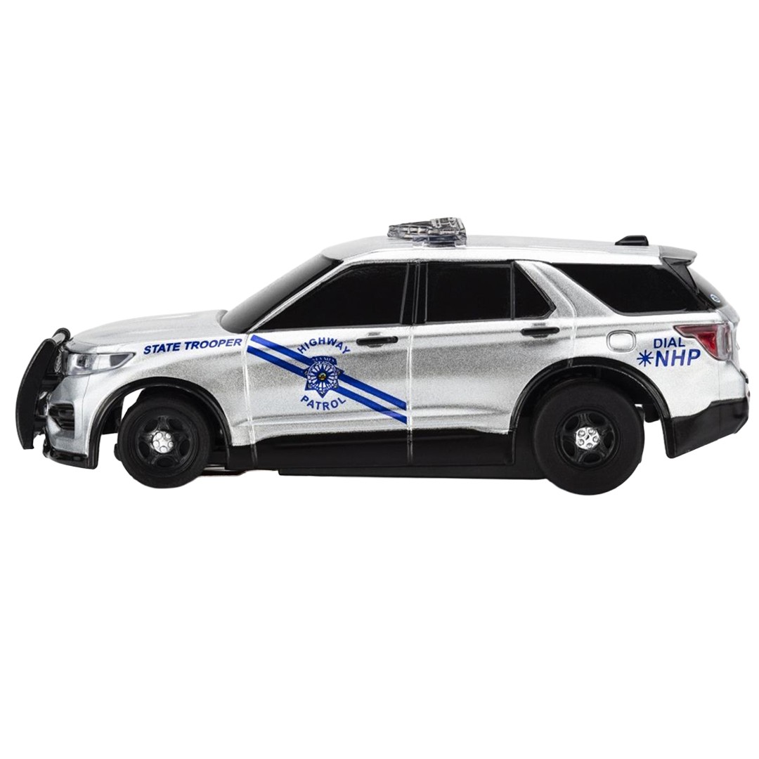 AFX Racing 22105 Police Interceptor Mega G+ w/ Drive Lights HO Slot Car
