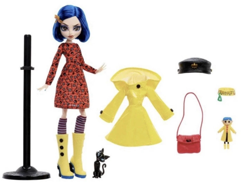 Monster High Skullector Coraline Doll 2026 Mattel LAIKA 🔥🖤 IN HAND ✅