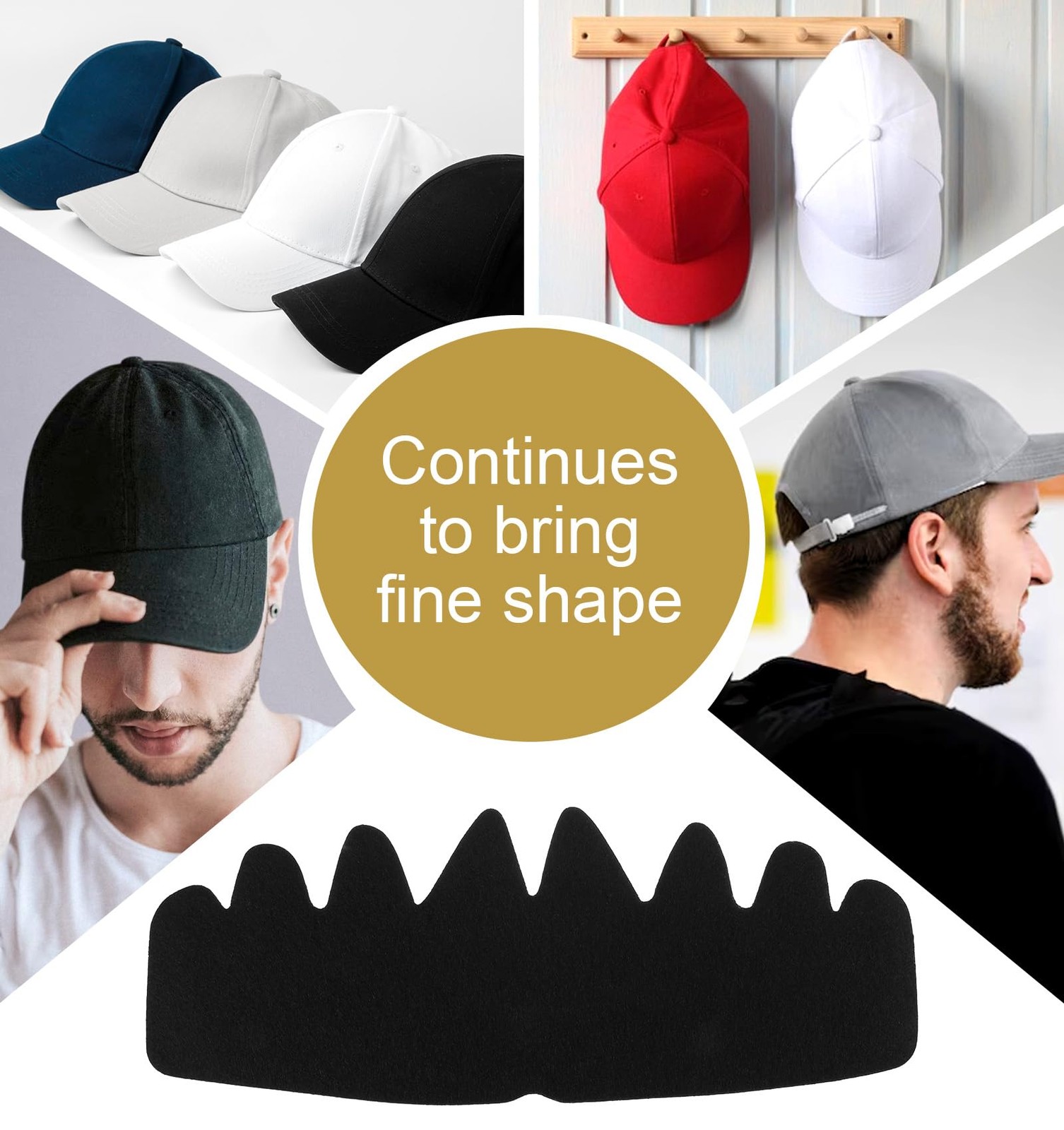12 Pcs No Sweat Hat Liners for Men, Protection Baseball...