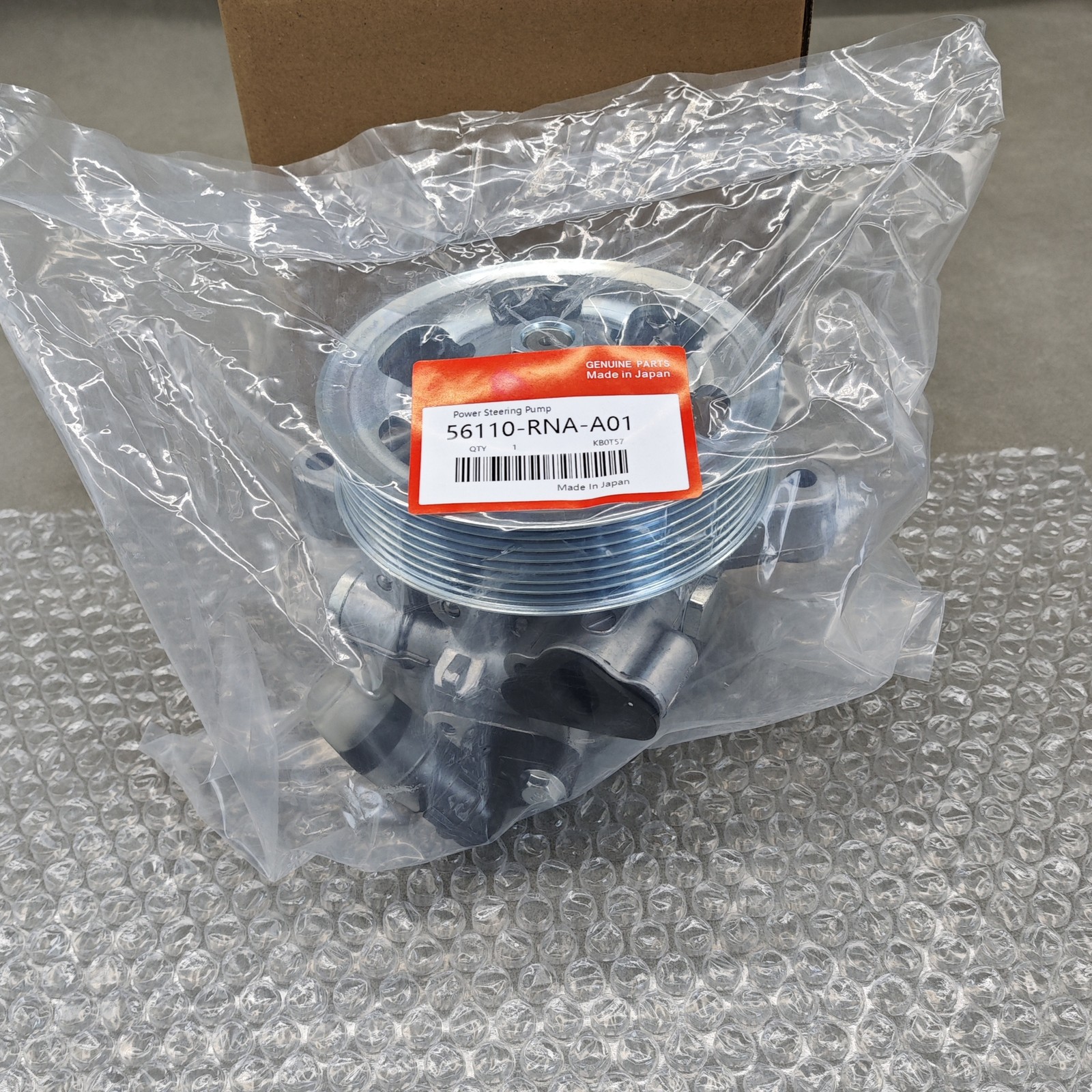 OEM 1PCS Power Steering Pump 21-5456 w/ Pulley For 2006-2011 Honda Civic 1.8L L4