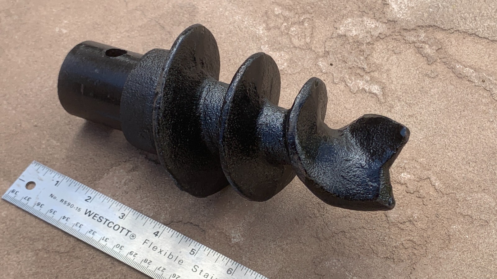 Bolt-on Spiral Point Auger Pilot Tip for 2" ID Tube Bits