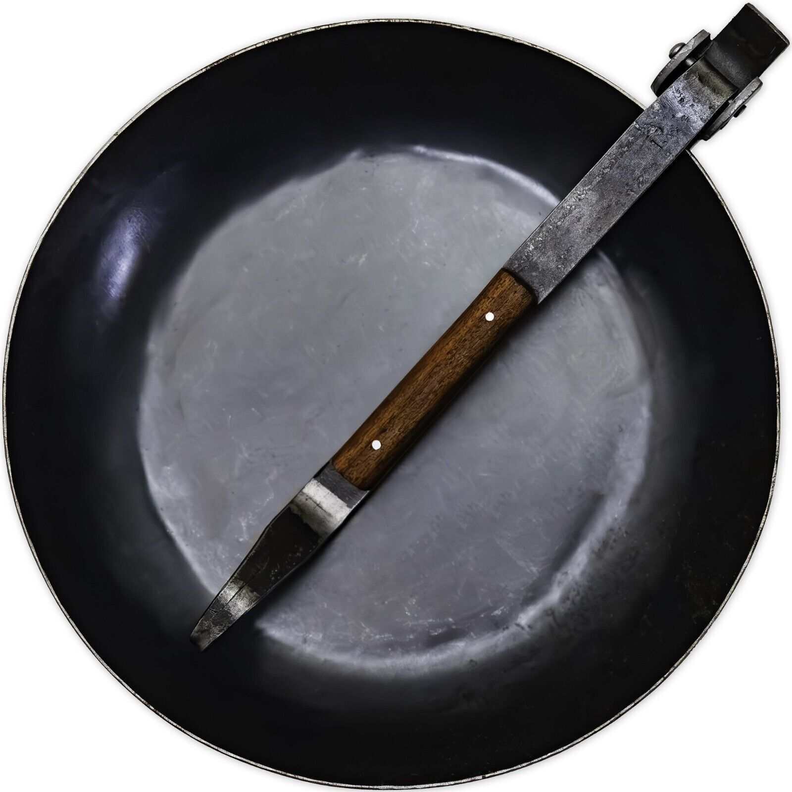 Medieval Heavy Duty Functional Outdoor Camping Cookware Kitchenware Folding Pan