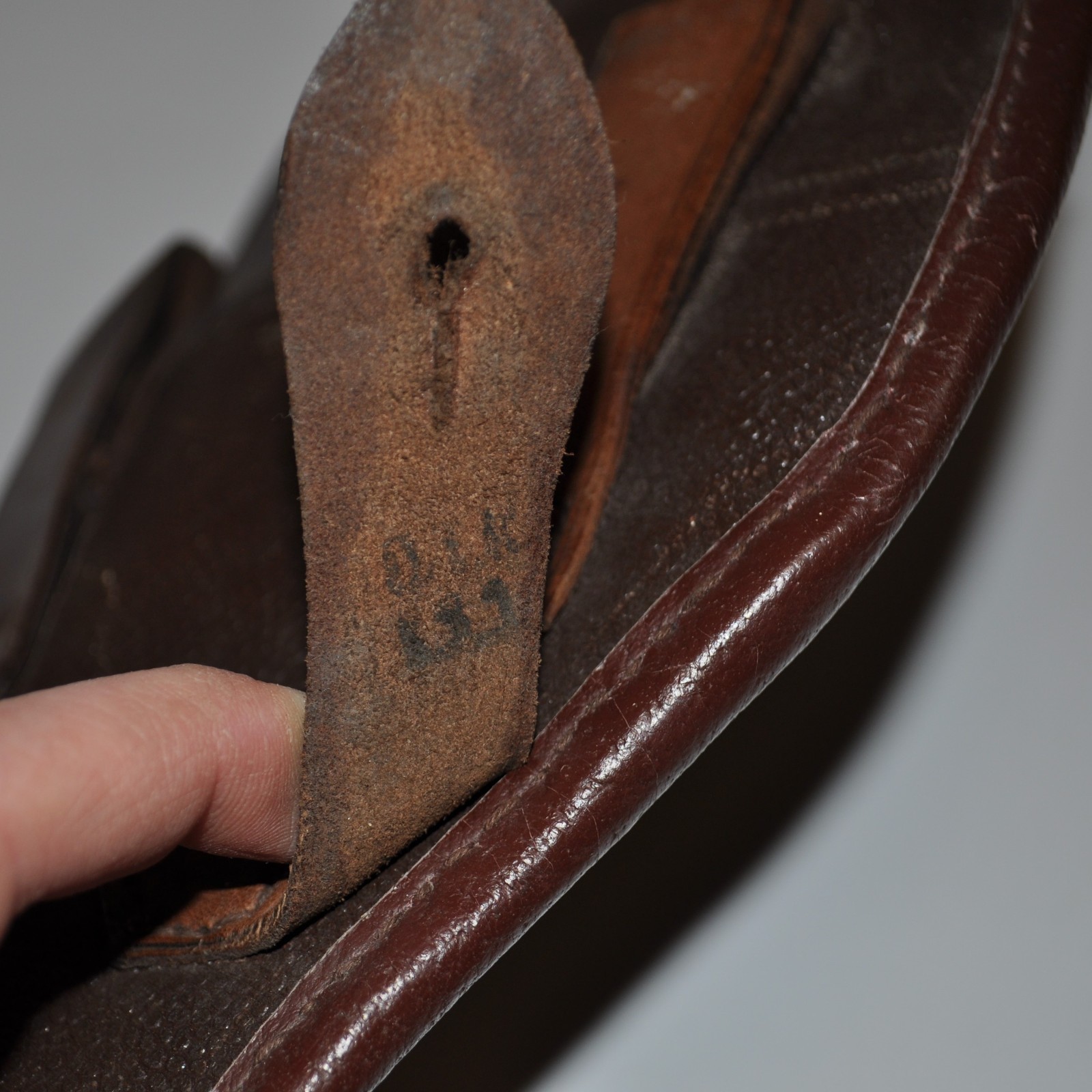 USSR Russian Soviet Tokarev TT-33 Holster Belt TT Pistol Tula Leather Kirza