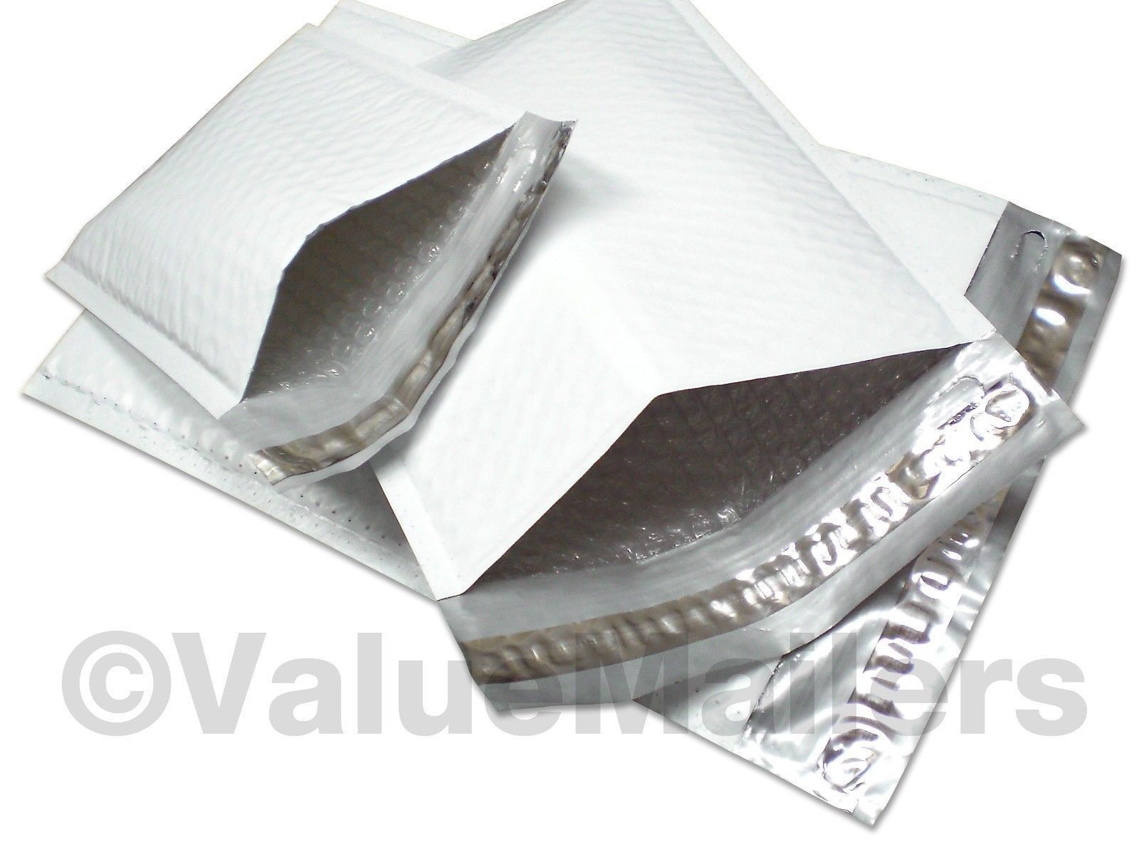 Poly #1 7.25"x12" AJVM Bubble Mailers Padded Envelopes Bags Recycle 100 to 2000