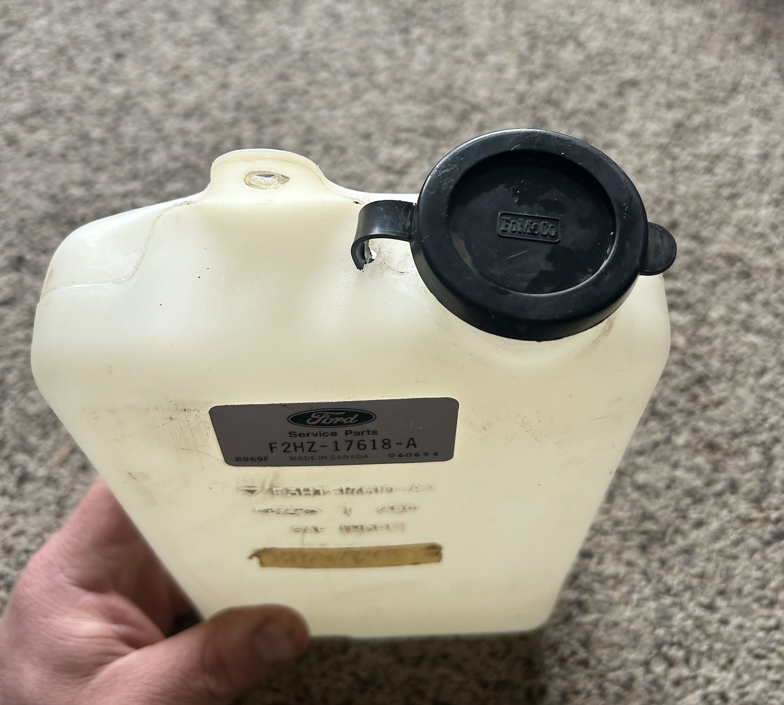 Ford F2HZ-17618-A F3HT-17610-AA Genuine OEM Windshield Washer Fluid Reservoir