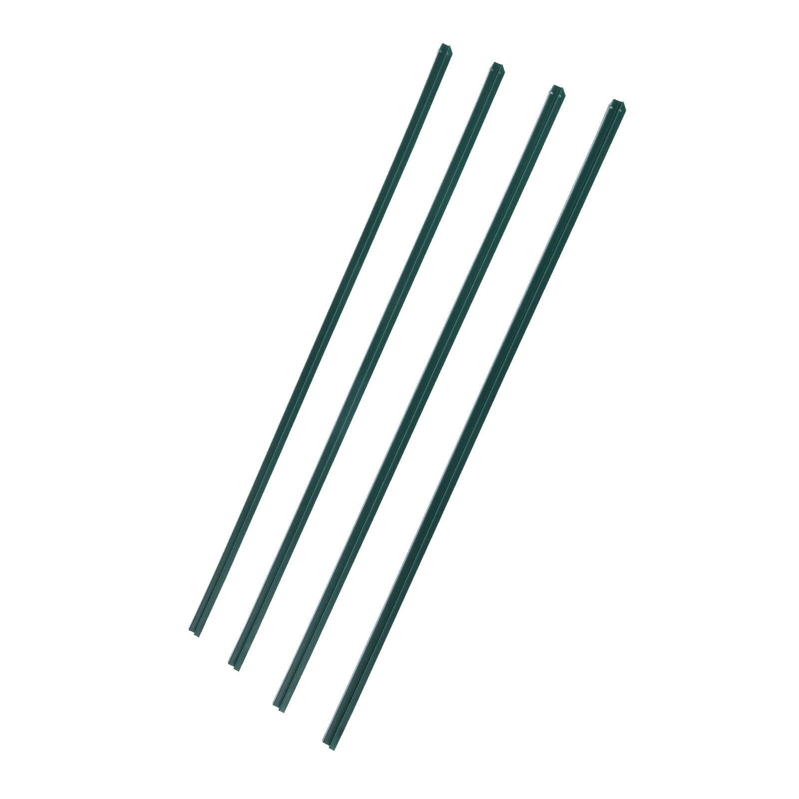 Chain Link Fence Privacy Slats Single-Wall for 4' High Fence Bottom Lock Green