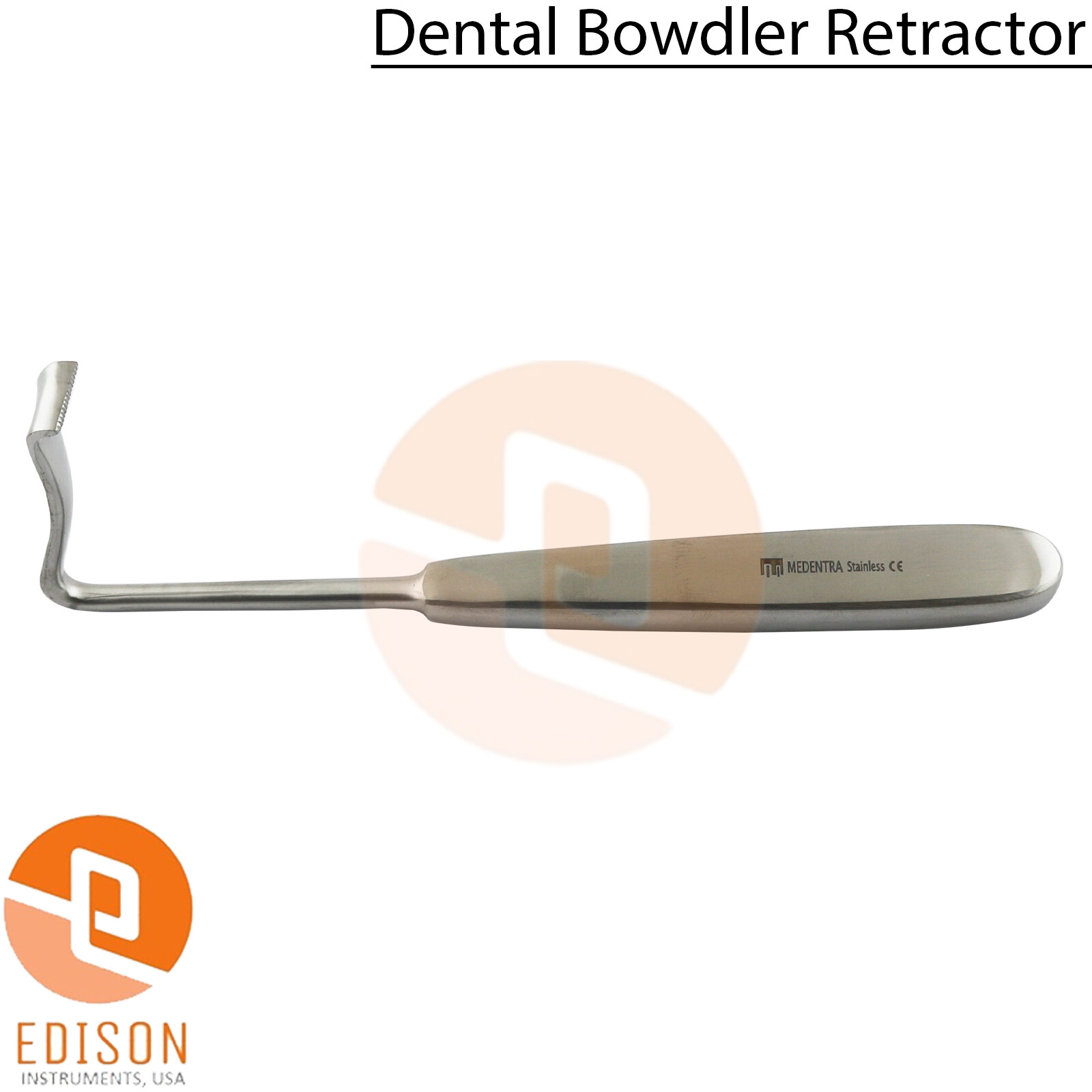 Dental Bowdler Henry Rake Retractor Lower Wisdom Teeth Surgical Instruments 17cm