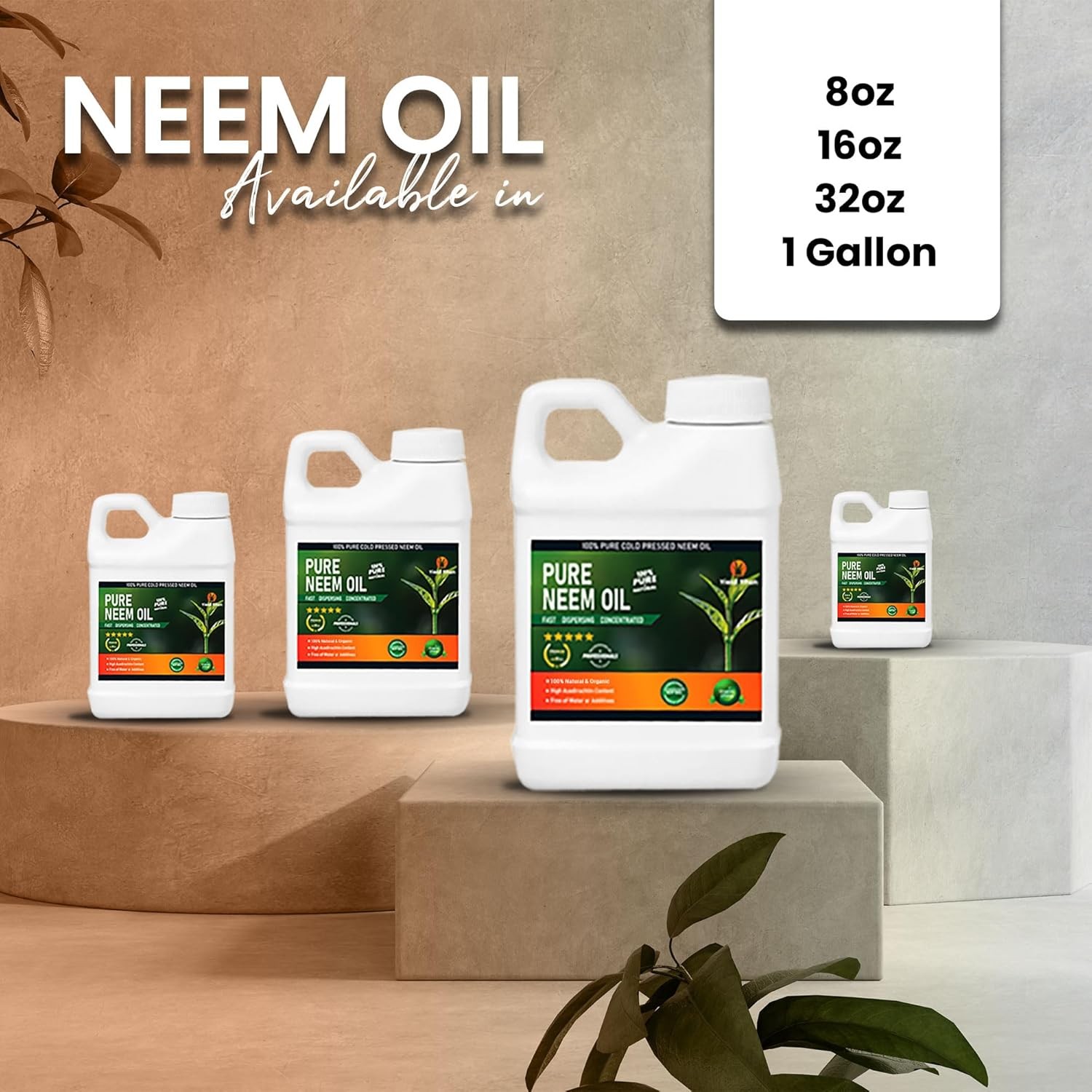 Yield Titan 100% Pure Cold Pressed Neem Oil – For Plants & Vegetables