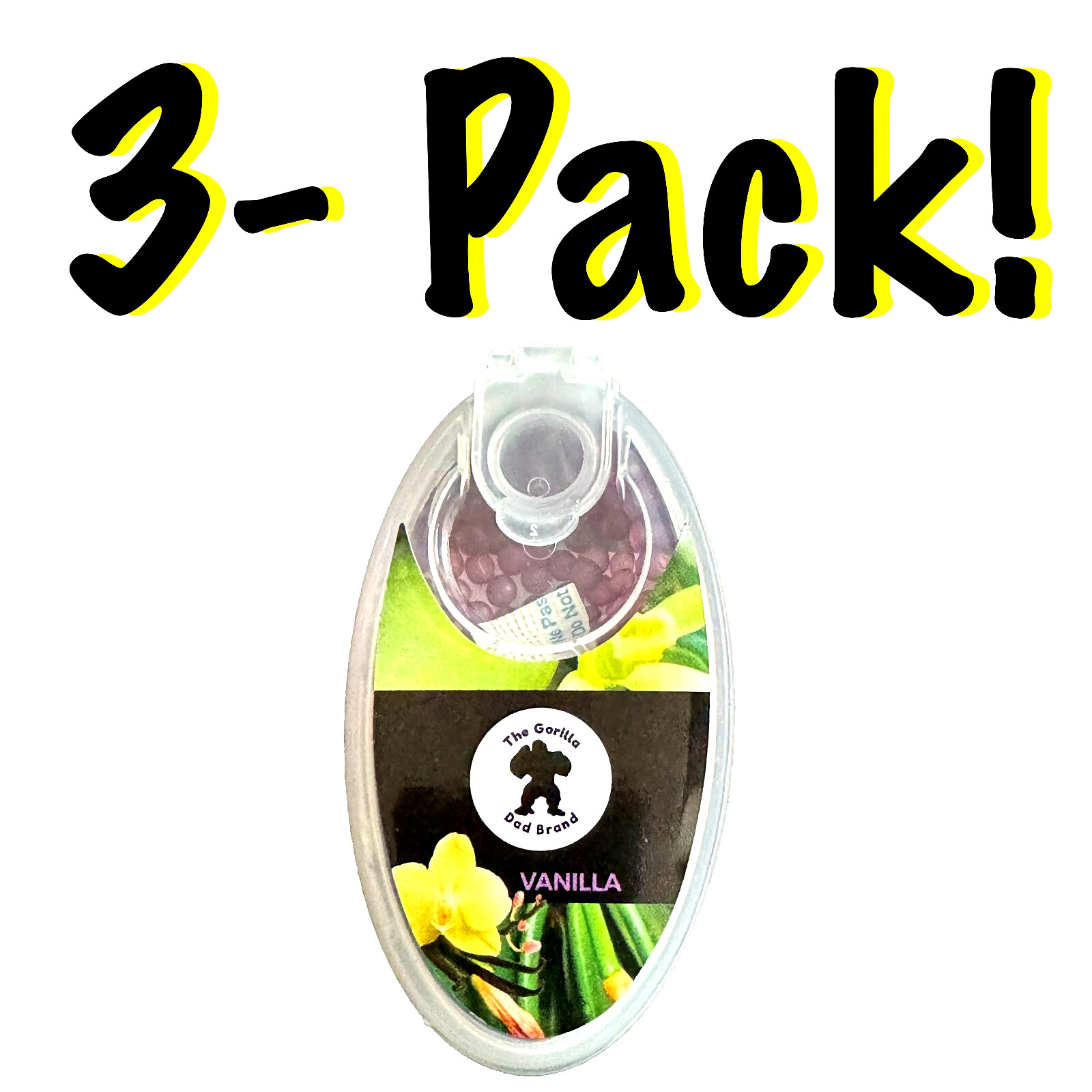 300 Count Vanilla Burst Beads - DIY Menthol Flavor Infusion Filter Capsules