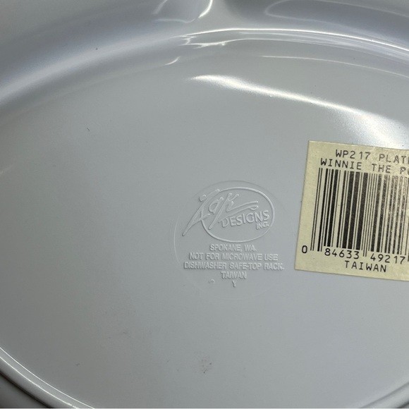 Vintage NEW Winnie the Pooh 3pc Zak Designs Plate Bowl Cup Dinnerware Set