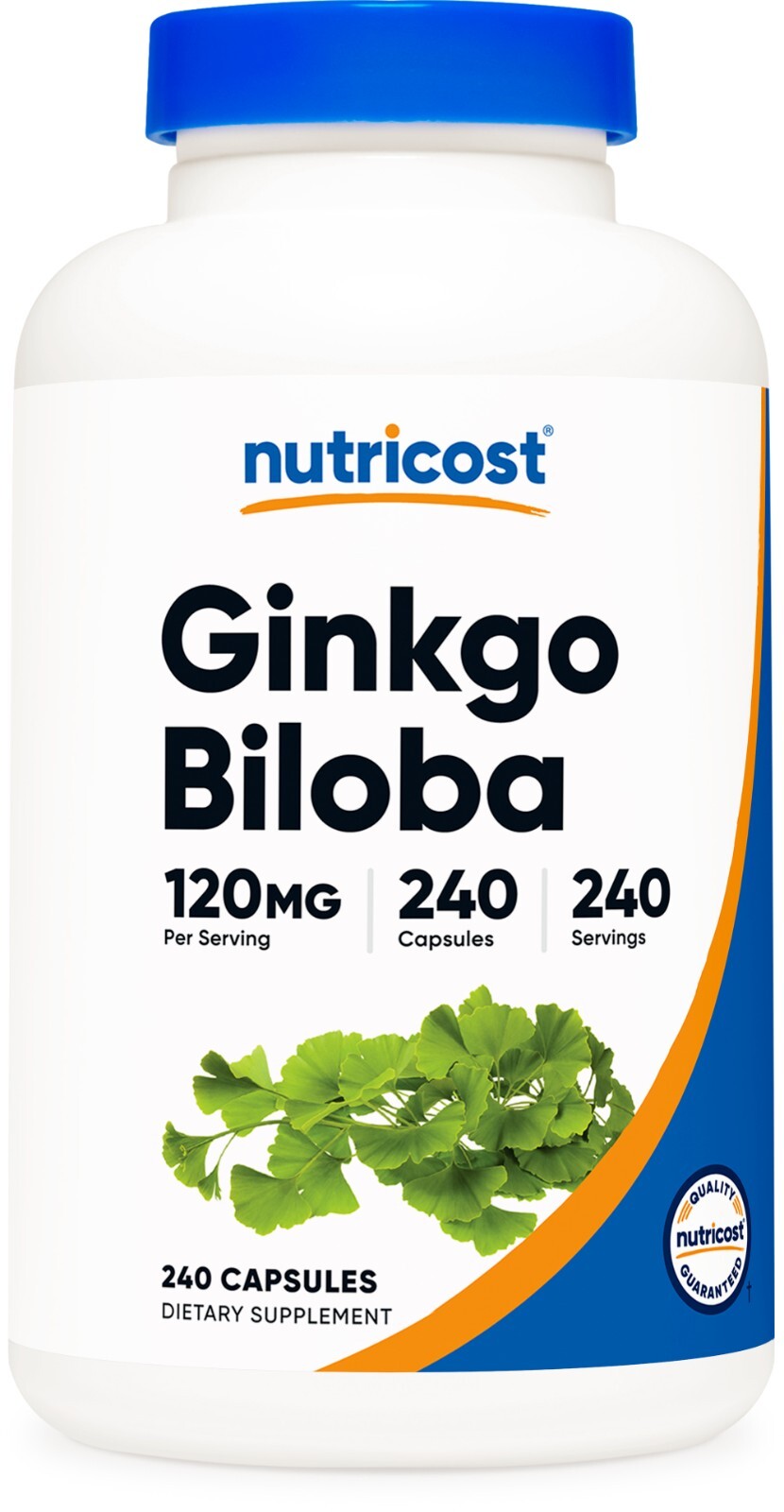 Nutricost Ginkgo Biloba Extract 120mg, 240 Capsules - Gluten Free & Non-GMO