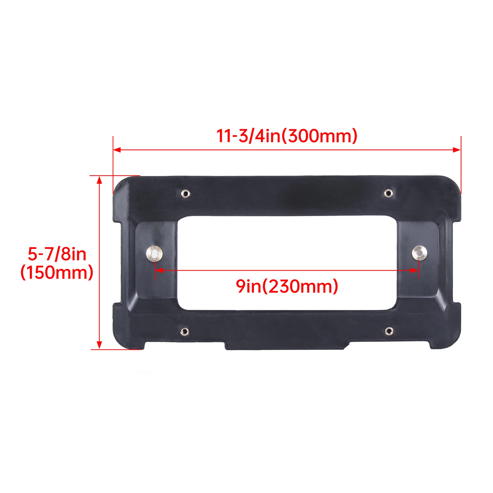 Rear License Plate Mount Frame Holder Bumper Bracket for BMW + 6 SCREWS
