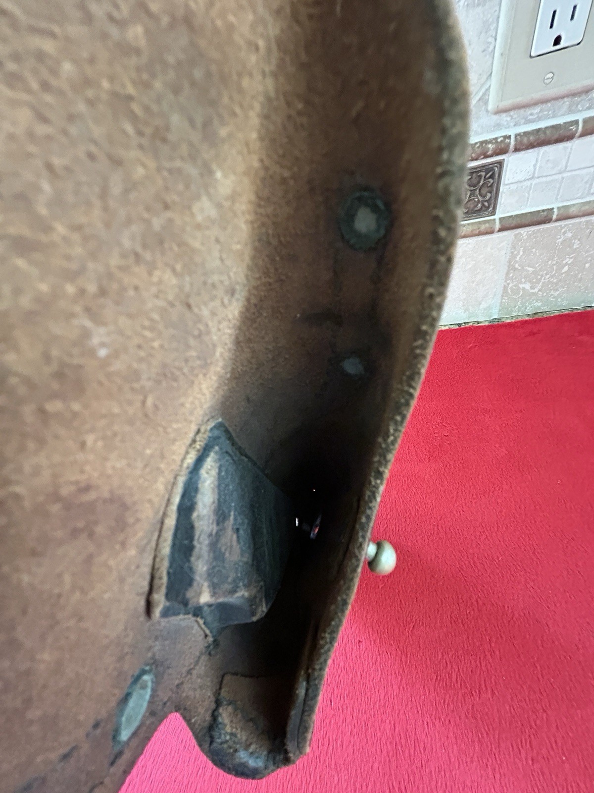 100% Original USGI M1911A1 .45 Black Leather Belt Holster Korean War