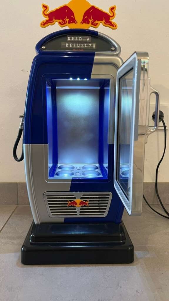 Red Bull dispenser refrigerator dispenser original rarity for collectors