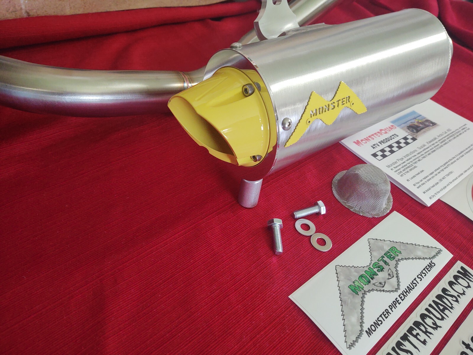 Suzuki LTZ 400 Z400 KFX400 full Exhaust MonsterPipe