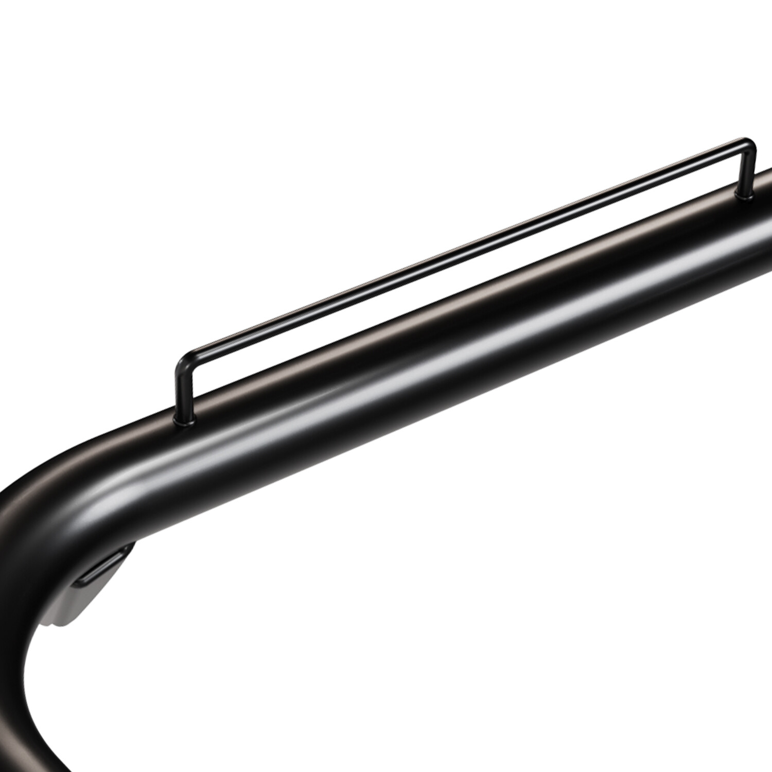 49" Black Universal Stainless Steel Racing Safety Seat Belt Roll Harness Bar Rod