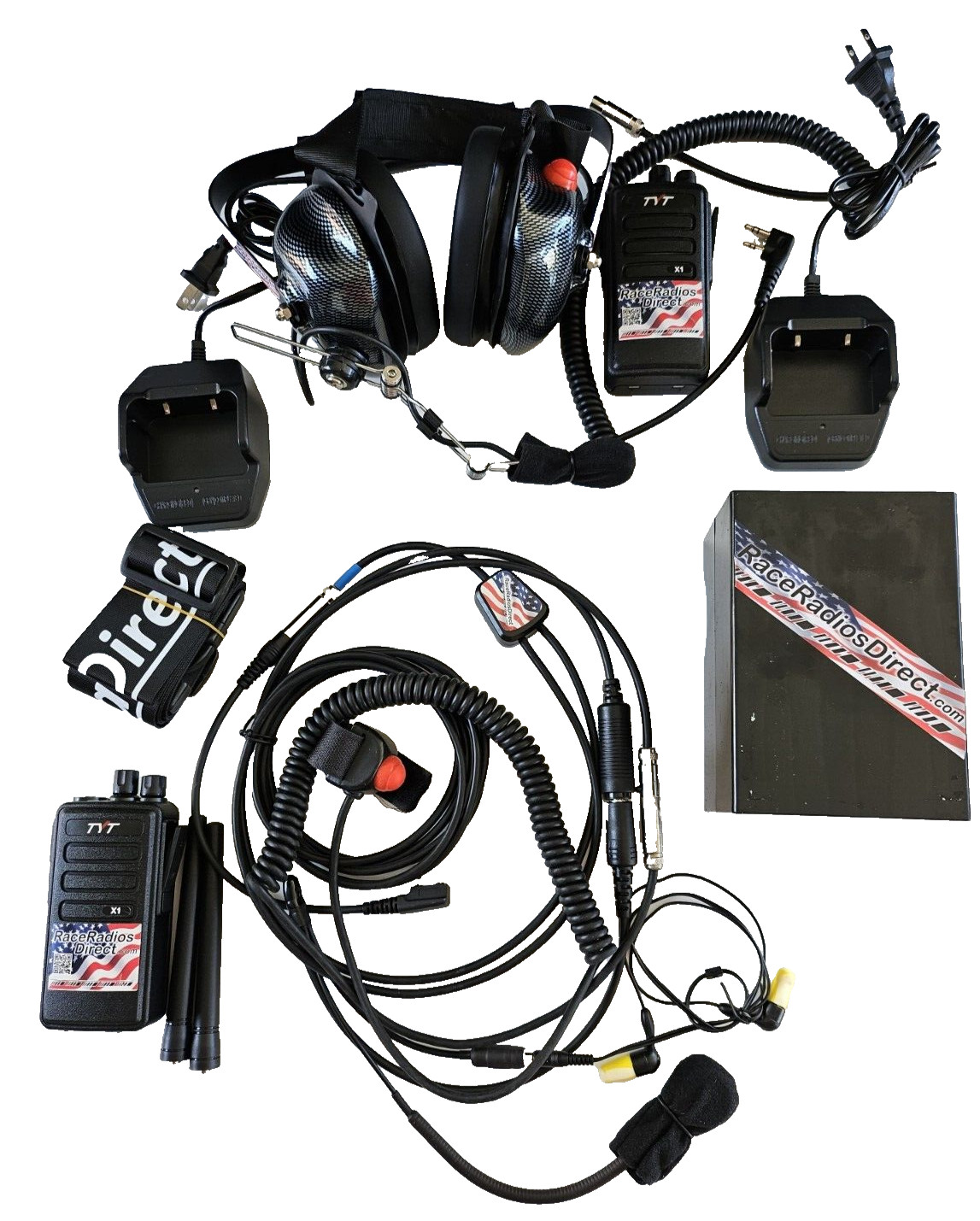 RaceCar Radio Short Track Set Racing Radios Electronics Communications