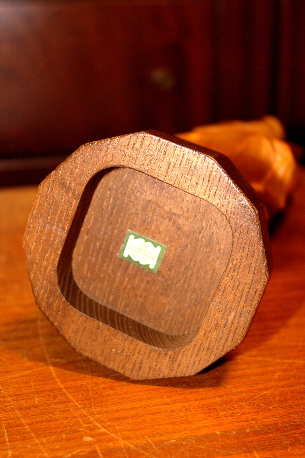 VTG ANRI 11" HAND CARVED WOOD OUR LADY VIRGIN MARY JESUS STATUE SCULPTURE FIGURE