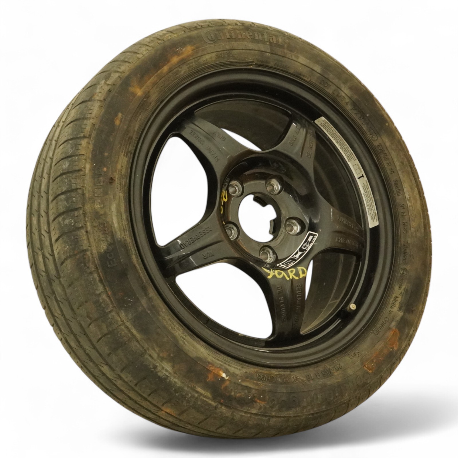 98-03 Mecedes Clk320 C208 Emergency Spare Wheel Tire 16X5 5 Lug 112Mm Unit OEM