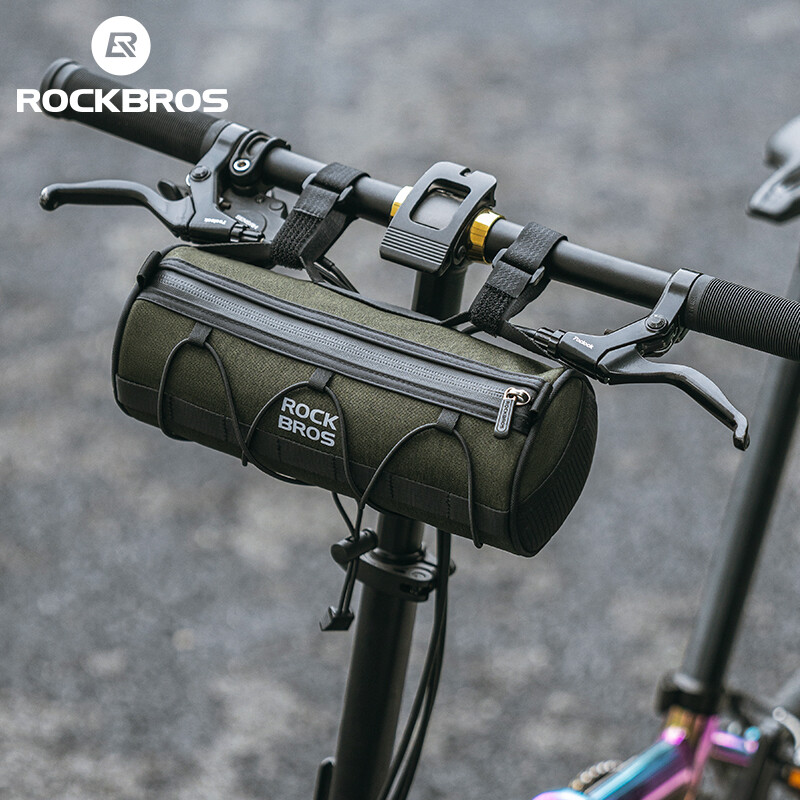 ROCKBROS Bike Handlebar Bag 2L Front Tube Bag Multifunctional Portable Bag