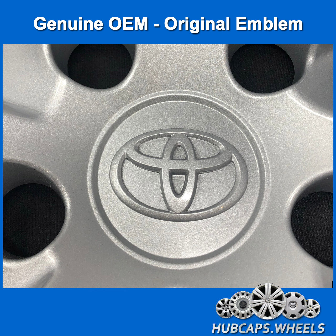 Hubcap for Toyota Rav4 2019-2024 - Genuine OEM Factory 17-in Wheel Cover 61186