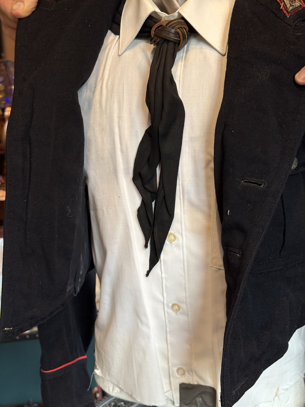 1930s German National Youth Tunic Waistcoat Blue Wool Ost Sudetenland Original