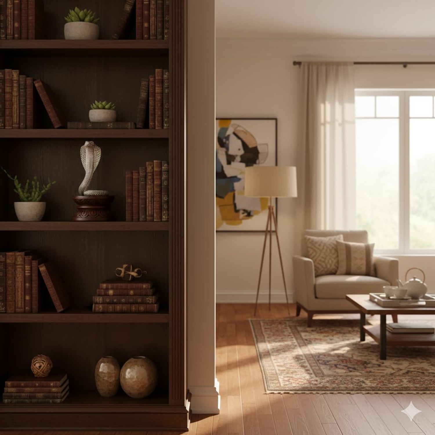 Realistic King Cobra Snake Statue - Hand Painted Figurine Sculpture for Home ...