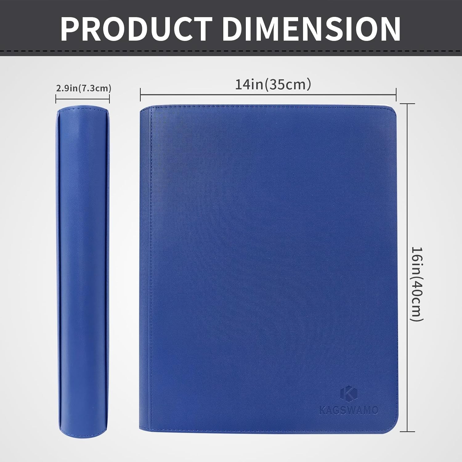 Toploader Binder, Holds 324 Toploaders, 9 Pockets, Top Loader Binder for Cards S