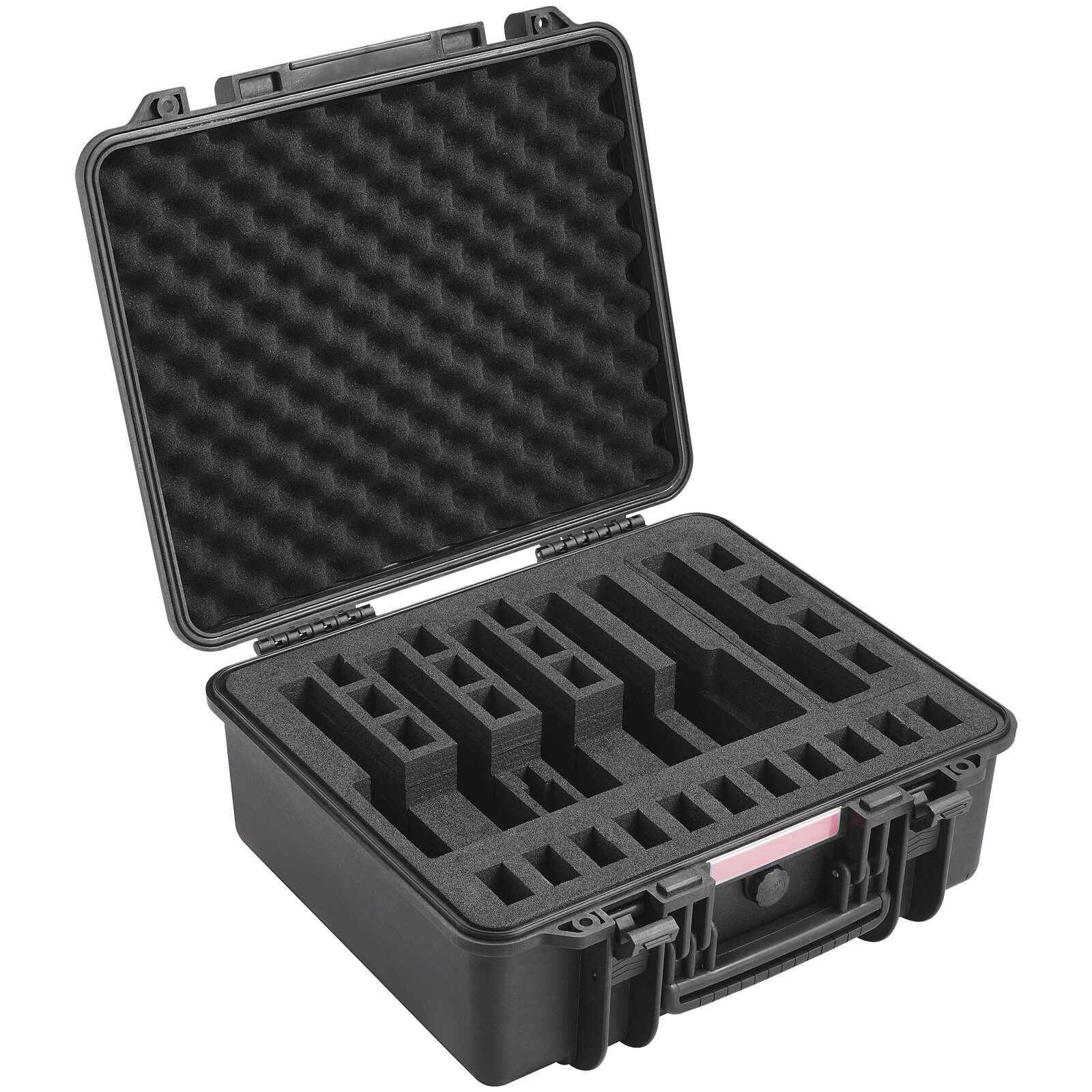 VEVOR Hard Pistol Cases with Pre-cut Lining Lockable Pistol Case for 6 Pistol