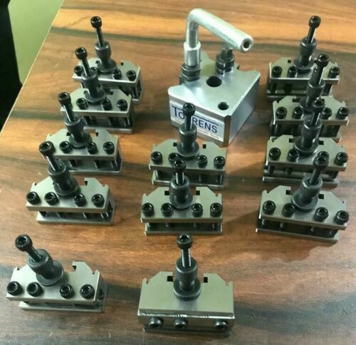 Quick Change Toolpost Set 13 Pcs Set T37 ML7 Lathe center height 90-115